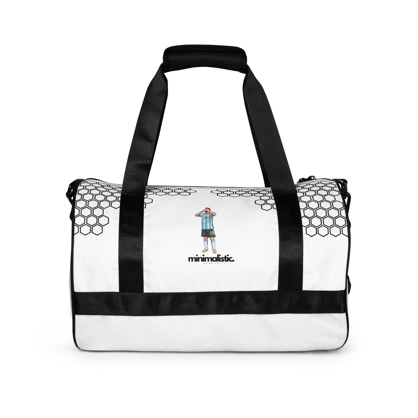 Minimalistic Wearing Bag Messi