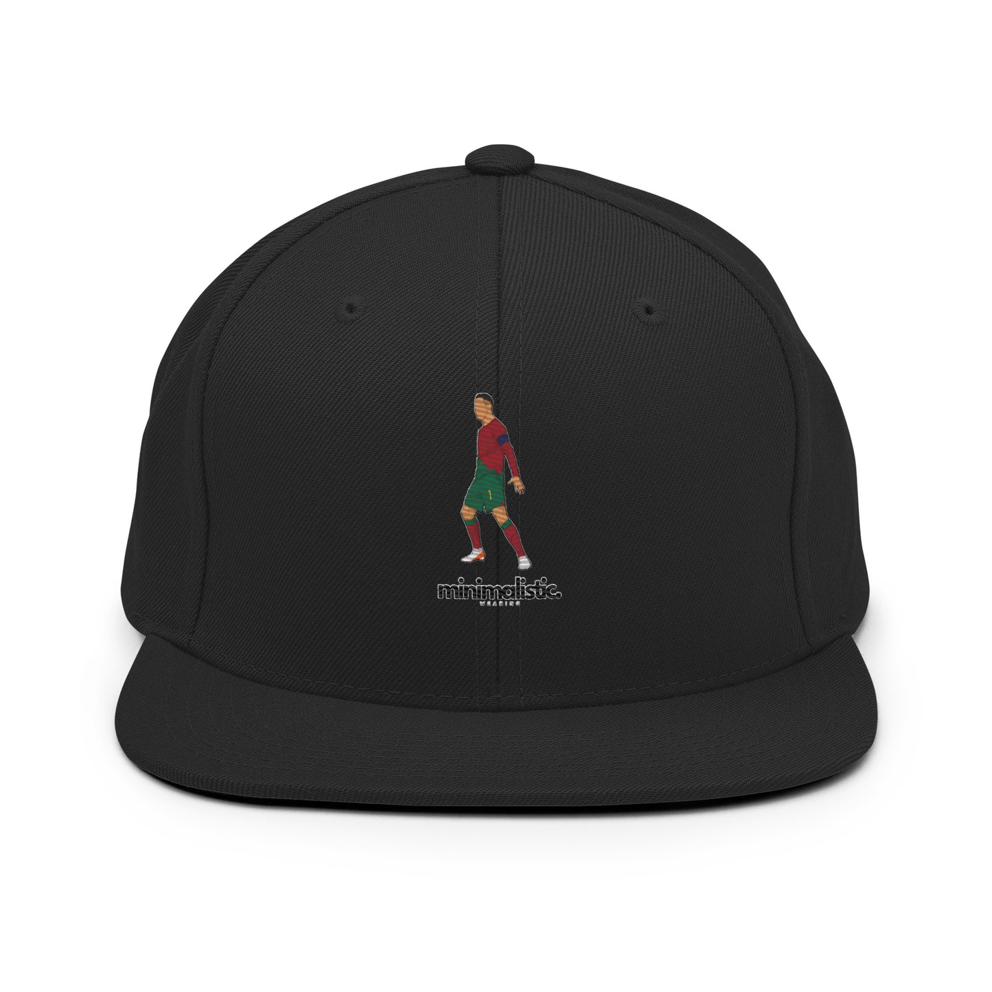 Minimalistic Wearing Cap Ronaldo CR7