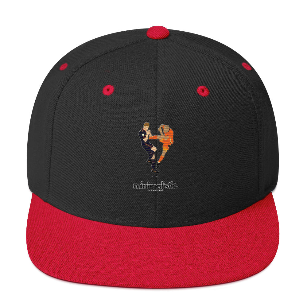 Minimalistic Wearing Cap With A Famous Situation Between The Netherlands Against Spain