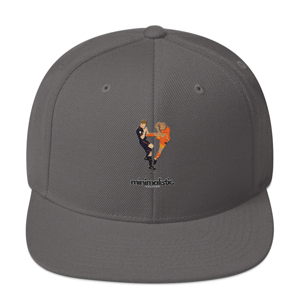 Minimalistic Wearing Cap With A Famous Situation Between The Netherlands Against Spain