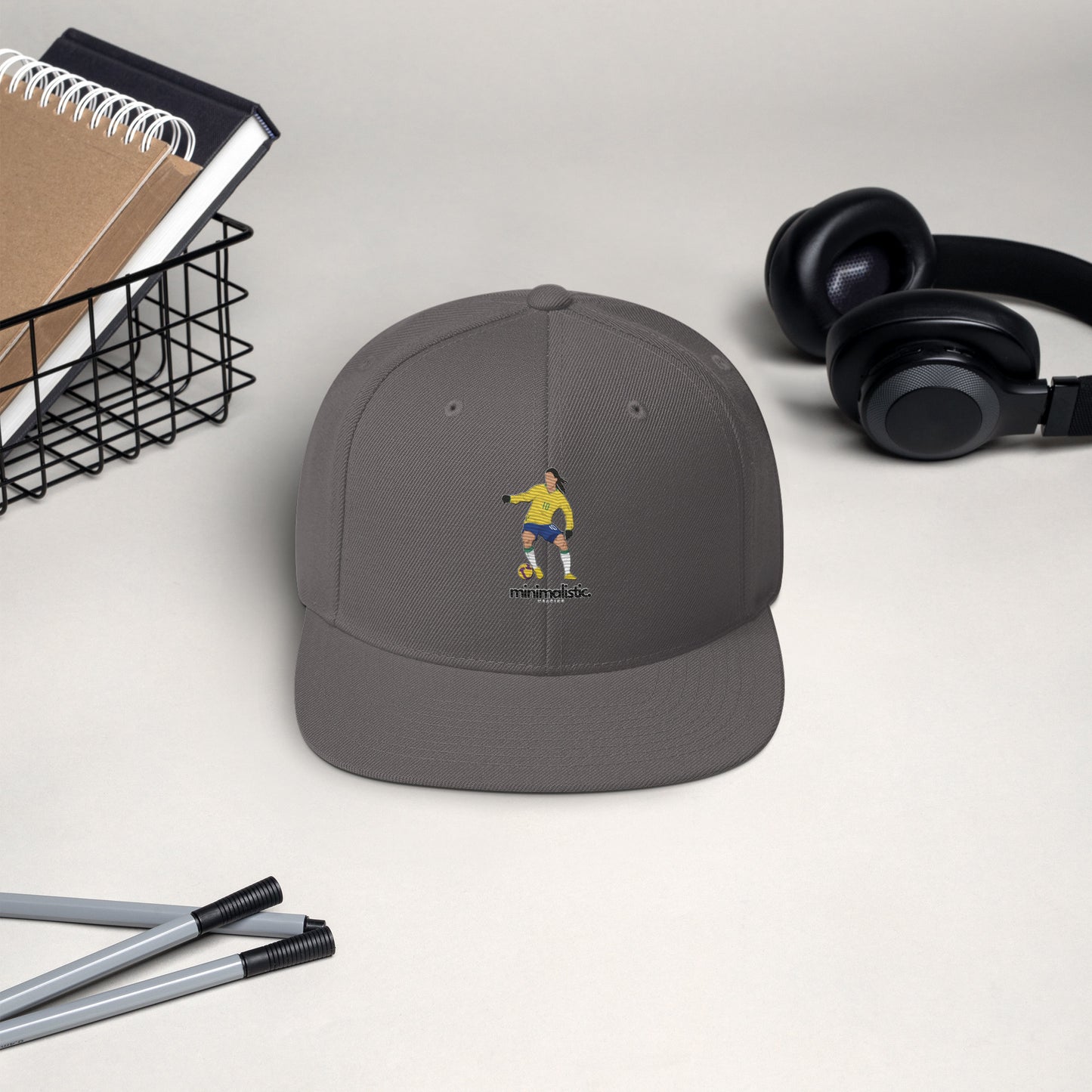 Minimalistic Wearing Cap Ronaldinho