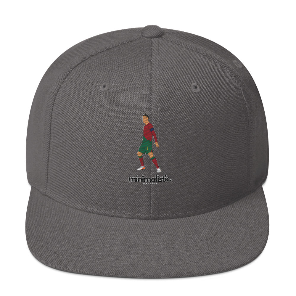 Minimalistic Wearing Cap Ronaldo CR7