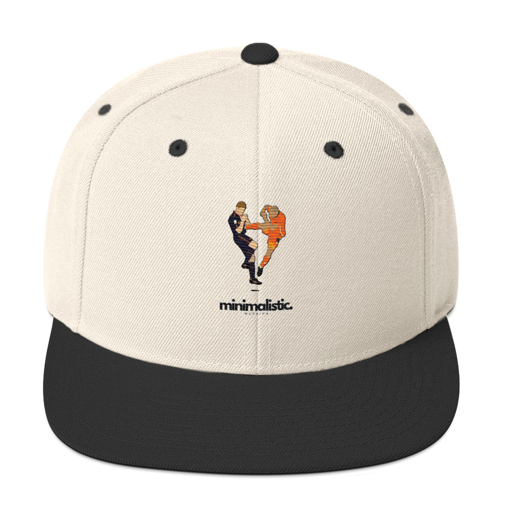 Minimalistic Wearing Cap With A Famous Situation Between The Netherlands Against Spain