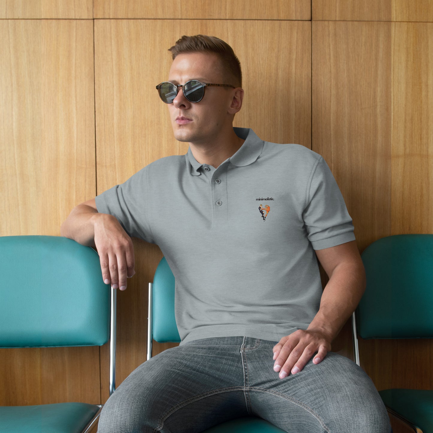 Minimalistic Wearing Polo With A Famous Situation Between The Netherlands Against Spain