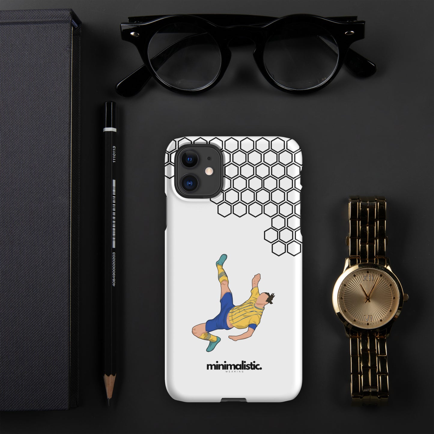 Minimalistic Wearing iPhone® Phone Case Ibrahimovic