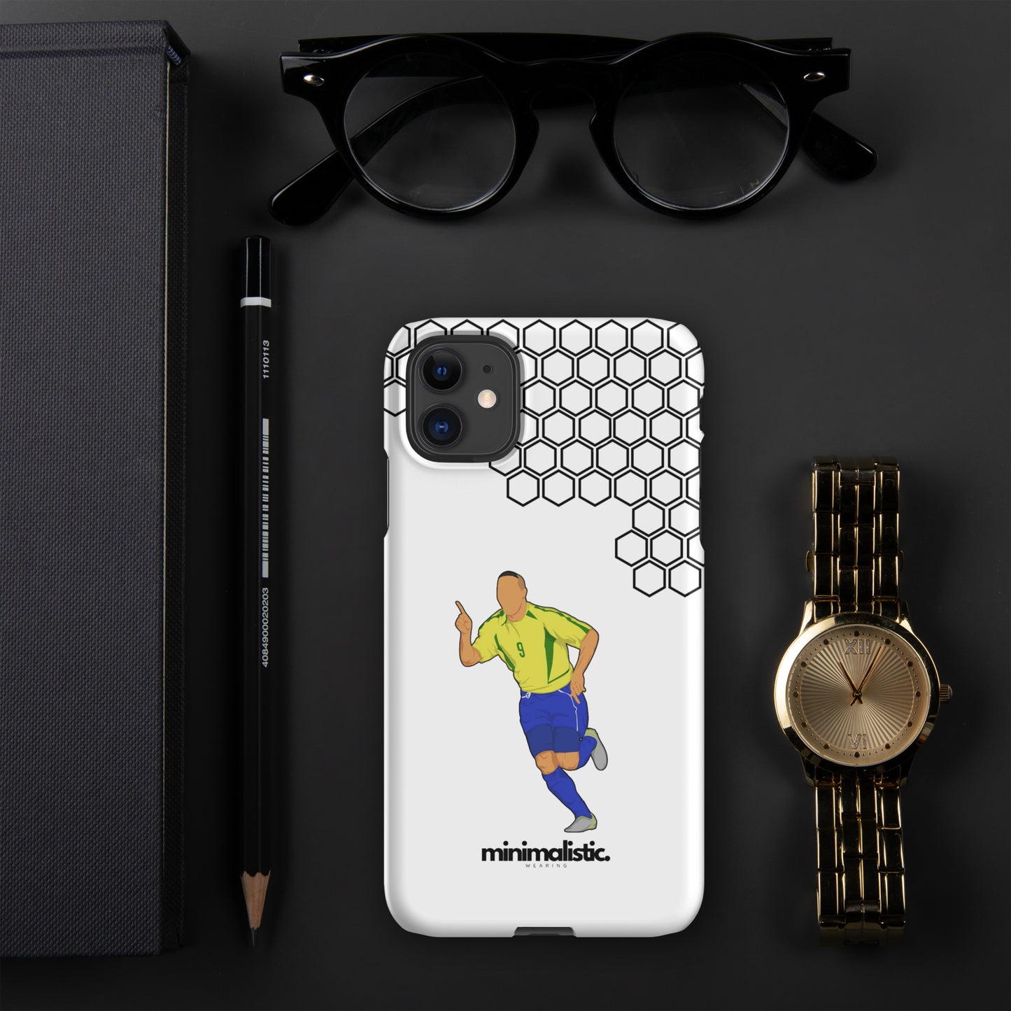 Minimalistic Wearing iPhone® Phone Case R9 Ronaldo