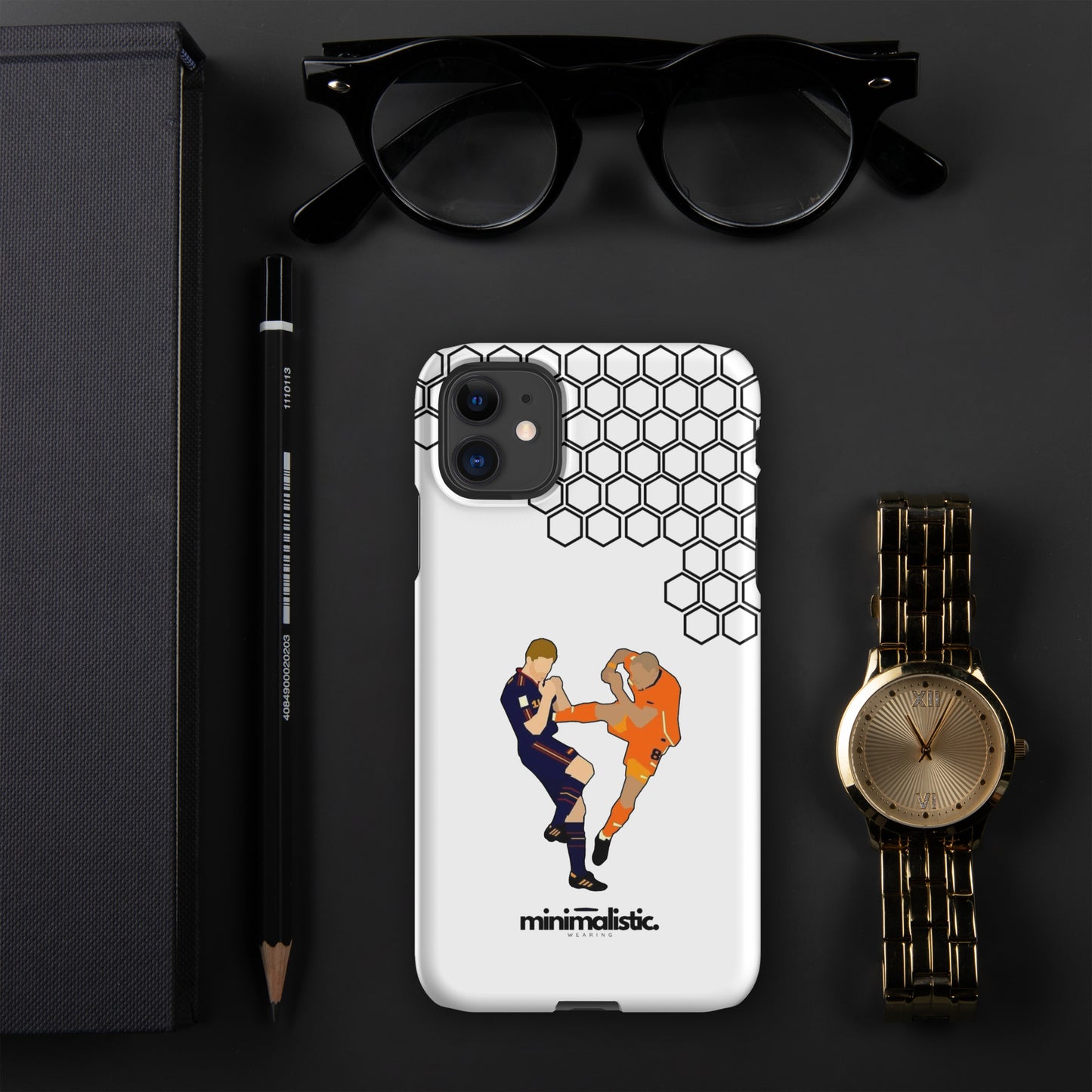 Minimalistic Wearing iPhone® Phone Case Nigel de Jong & Xabi Alonso