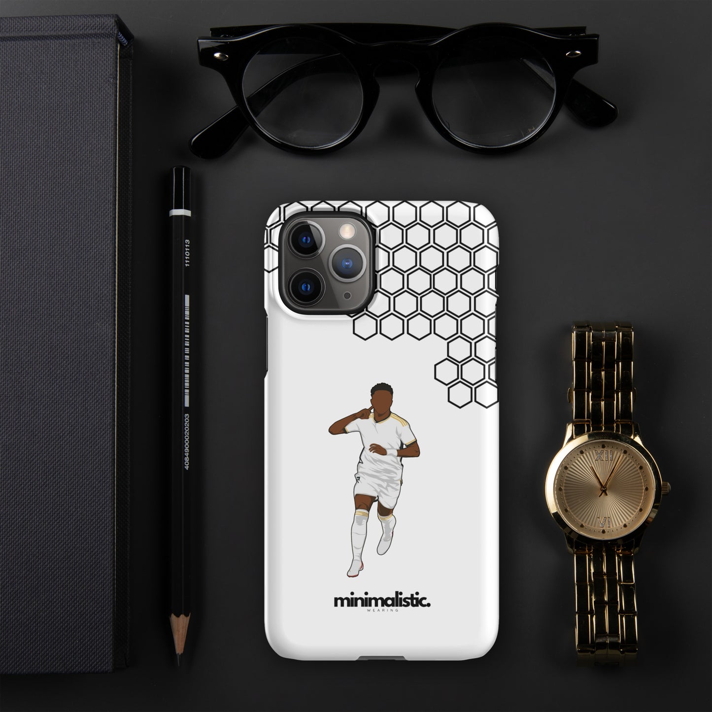 Minimalistic Wearing iPhone® Phone Case Vinicius Junior