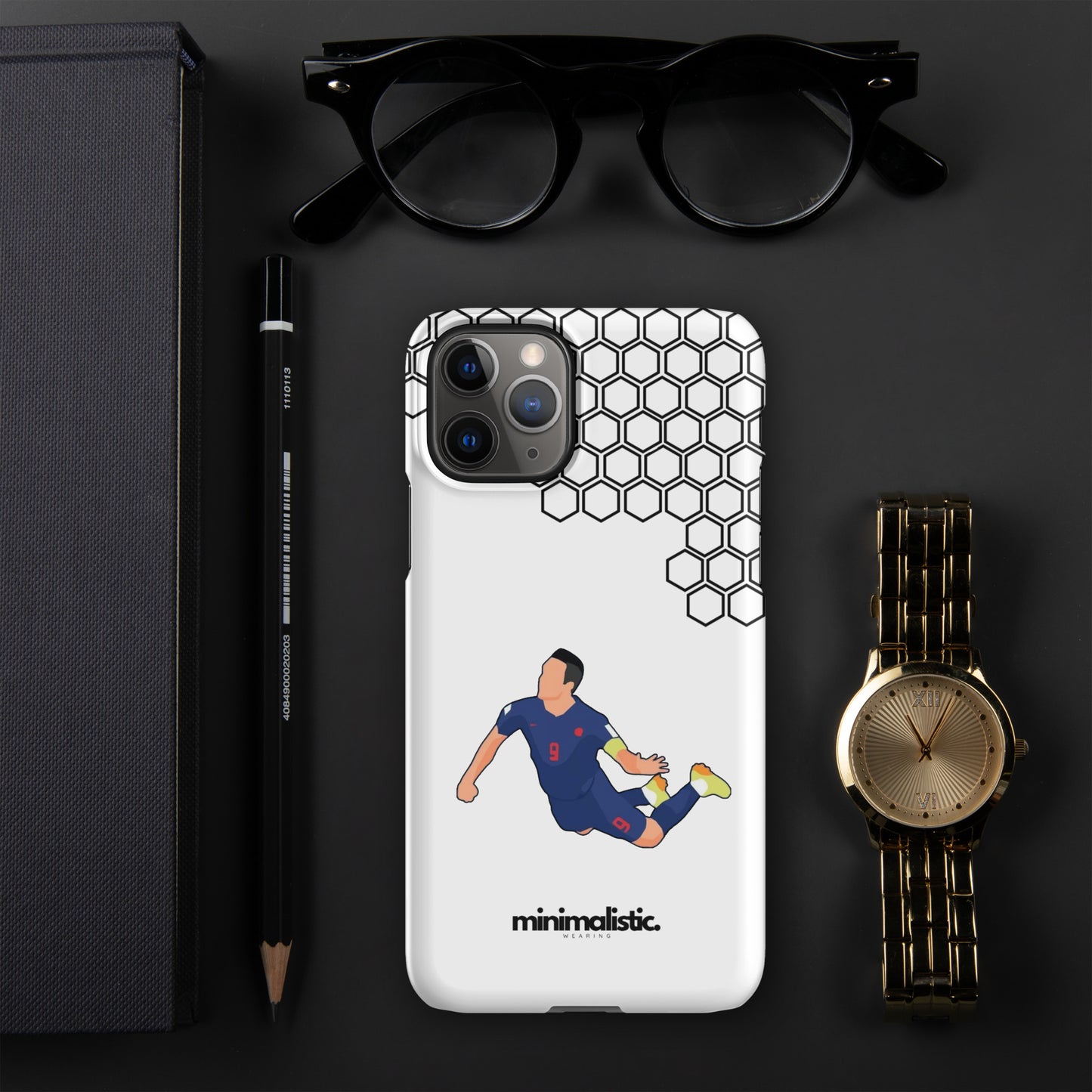 Minimalistic Wearing iPhone® Phone Case van Persie