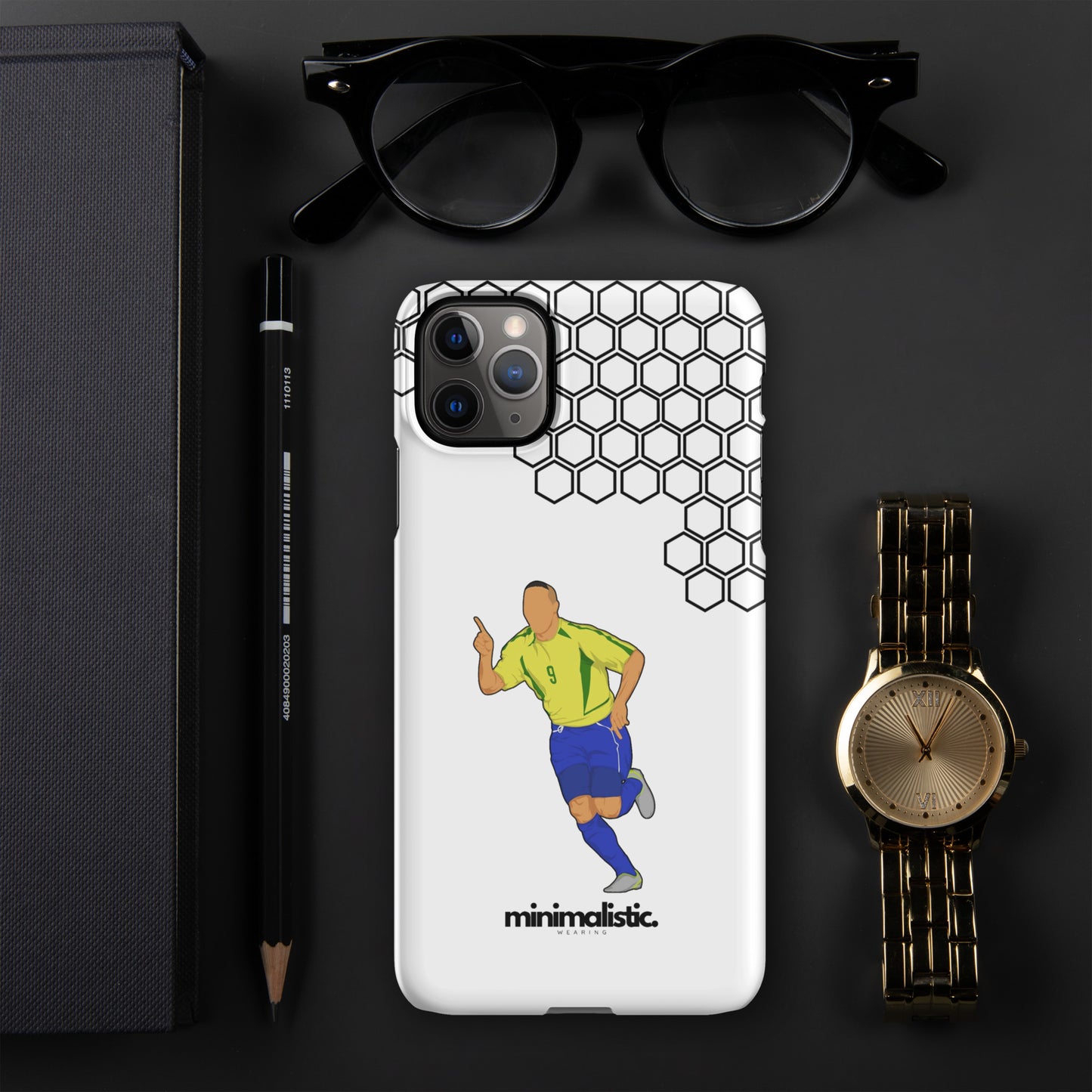 Minimalistic Wearing iPhone® Phone Case R9 Ronaldo