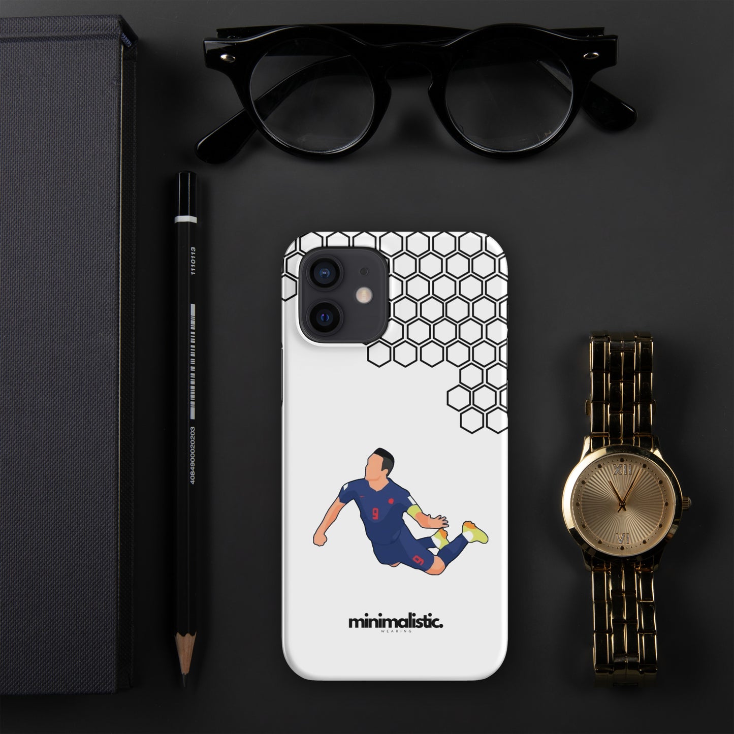 Minimalistic Wearing iPhone® Phone Case van Persie