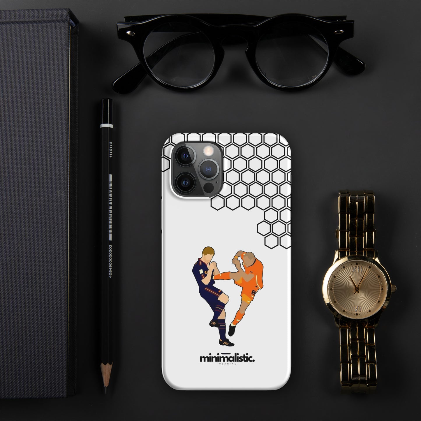 Minimalistic Wearing iPhone® Phone Case Nigel de Jong & Xabi Alonso