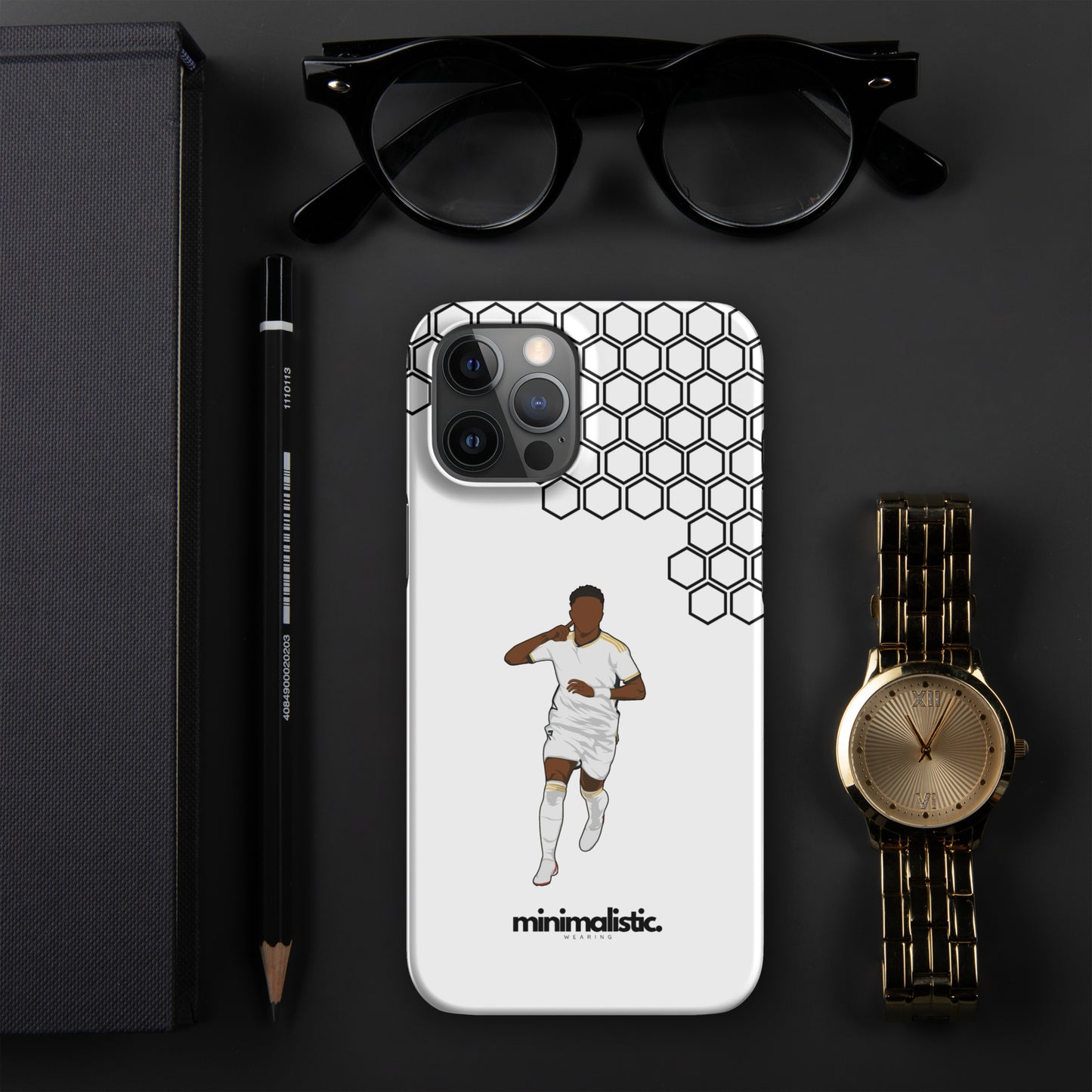 Minimalistic Wearing iPhone® Phone Case Vinicius Junior