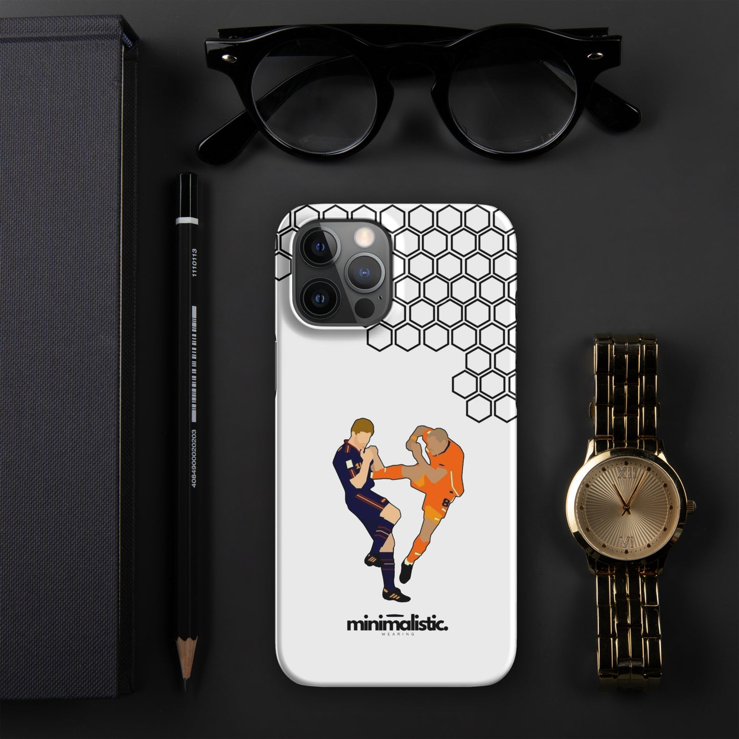 Minimalistic Wearing iPhone® Phone Case Nigel de Jong & Xabi Alonso