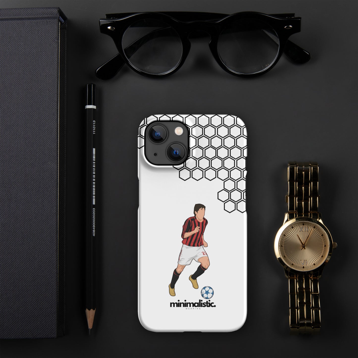 Minimalistic Wearing iPhone® Phone Case Kaka