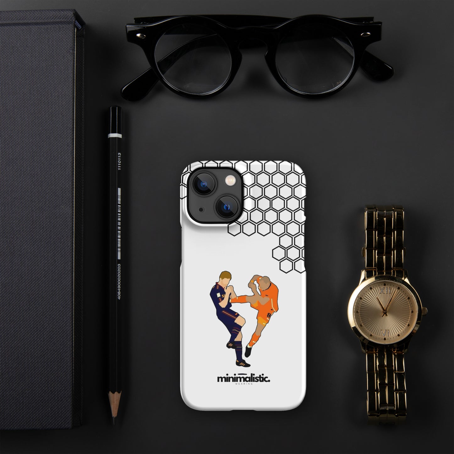 Minimalistic Wearing iPhone® Phone Case Nigel de Jong & Xabi Alonso