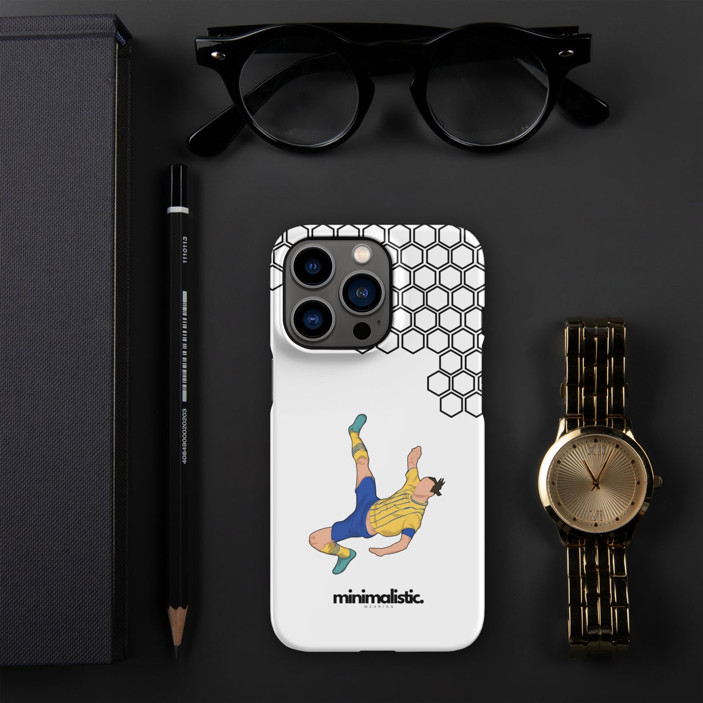 Minimalistic Wearing iPhone® Phone Case Ibrahimovic