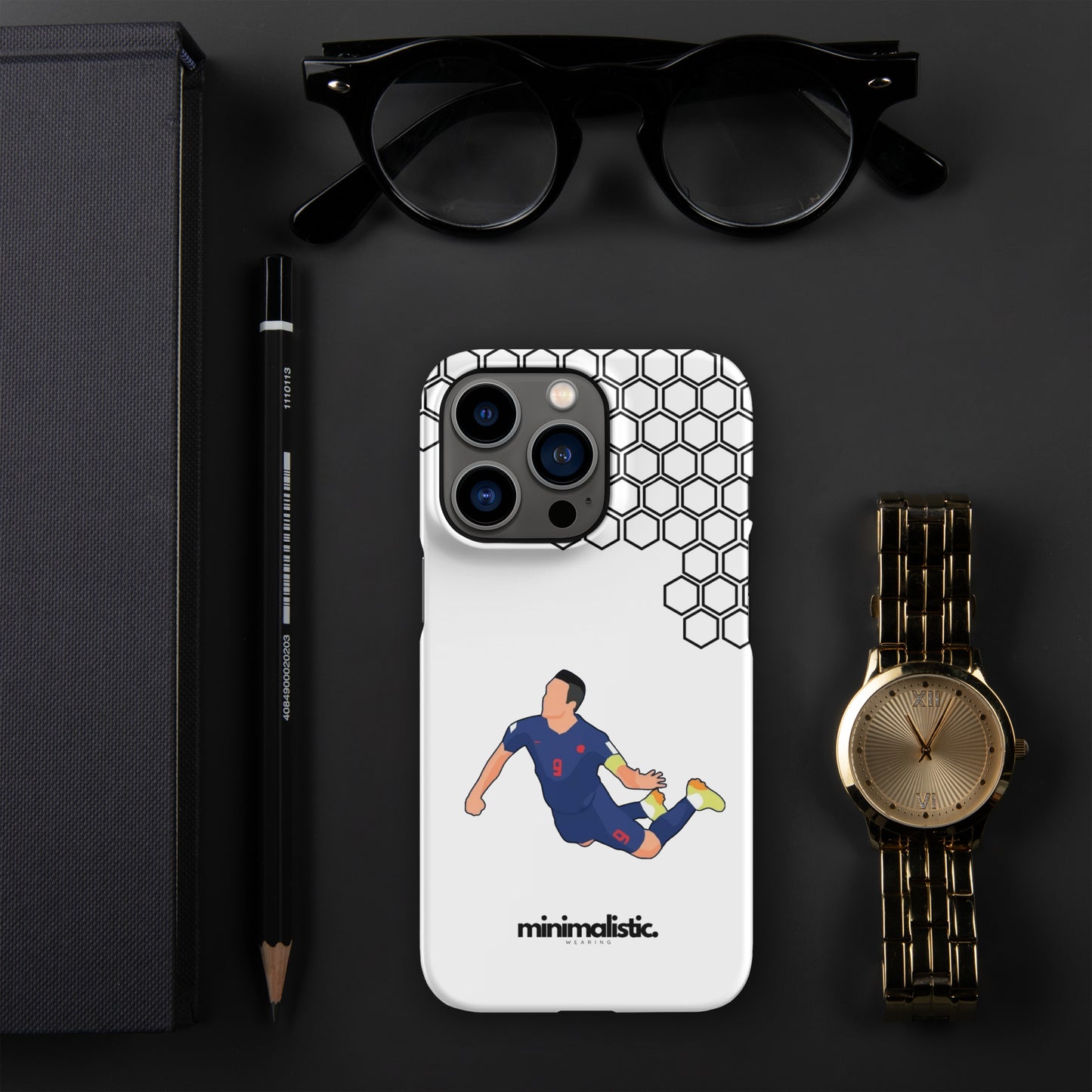 Minimalistic Wearing iPhone® Phone Case van Persie