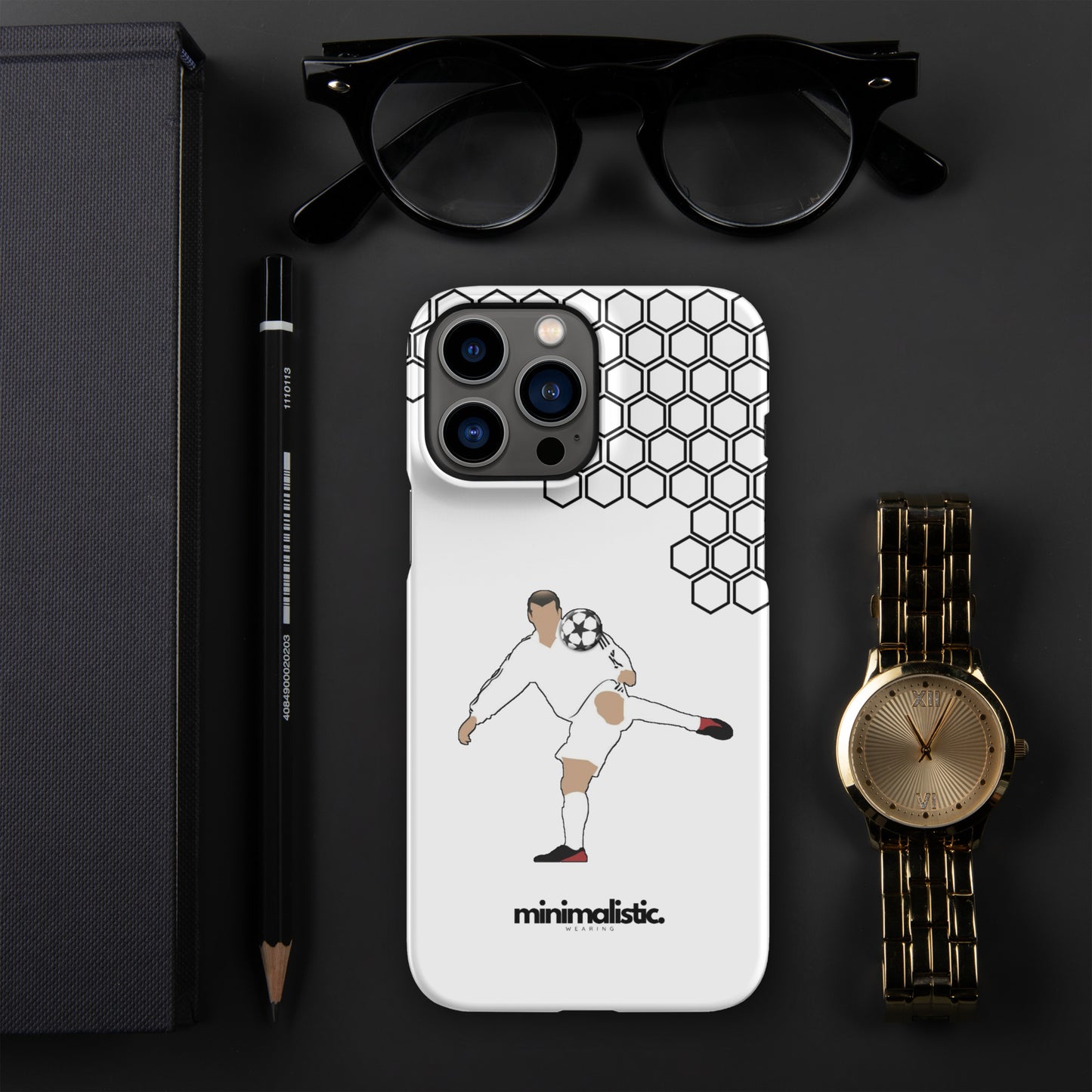 Minimalistic Wearing iPhone® Phone Case Zidane