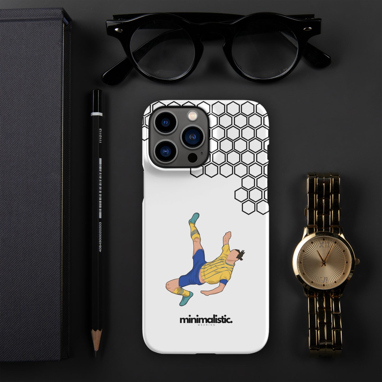 Minimalistic Wearing iPhone® Phone Case Ibrahimovic