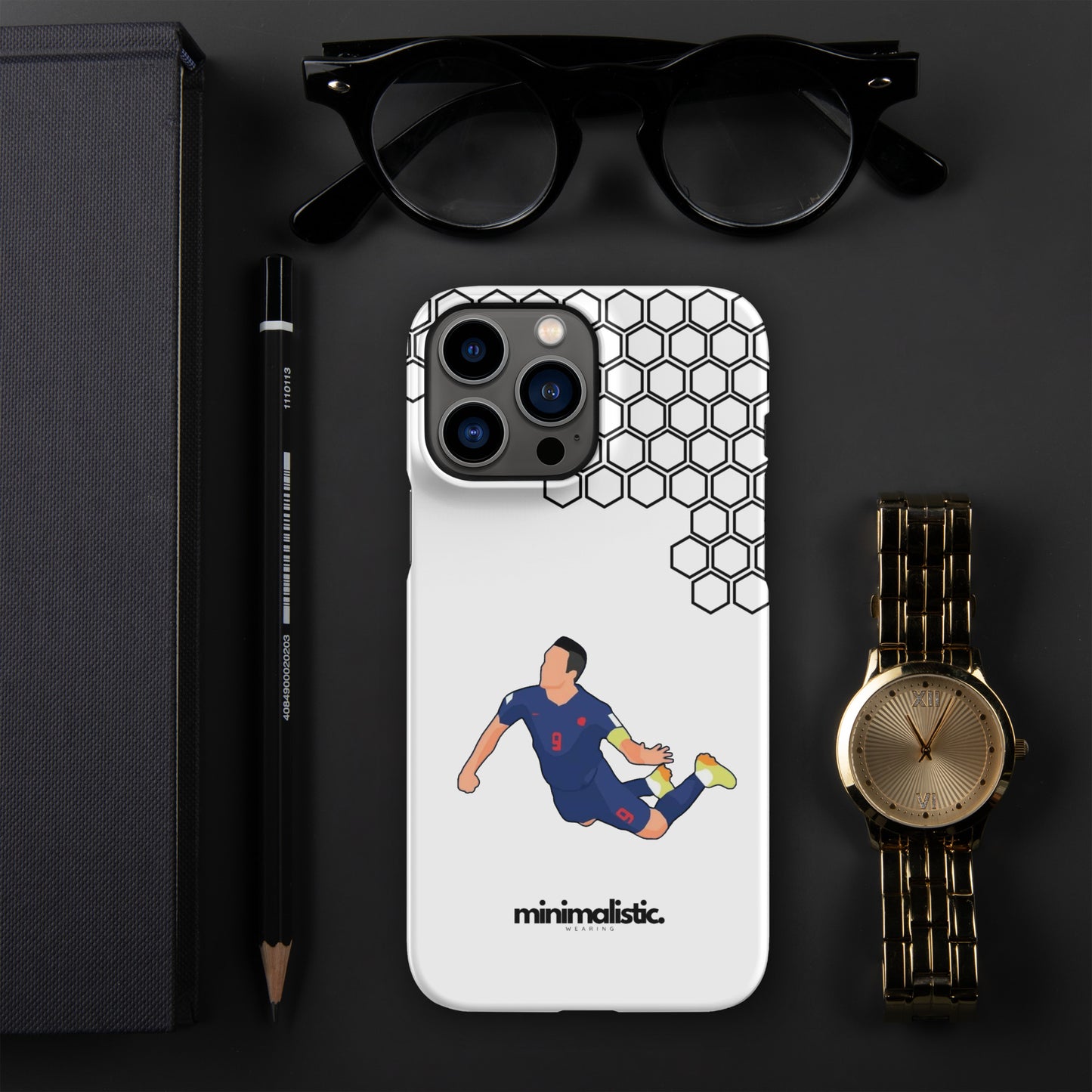 Minimalistic Wearing iPhone® Phone Case van Persie