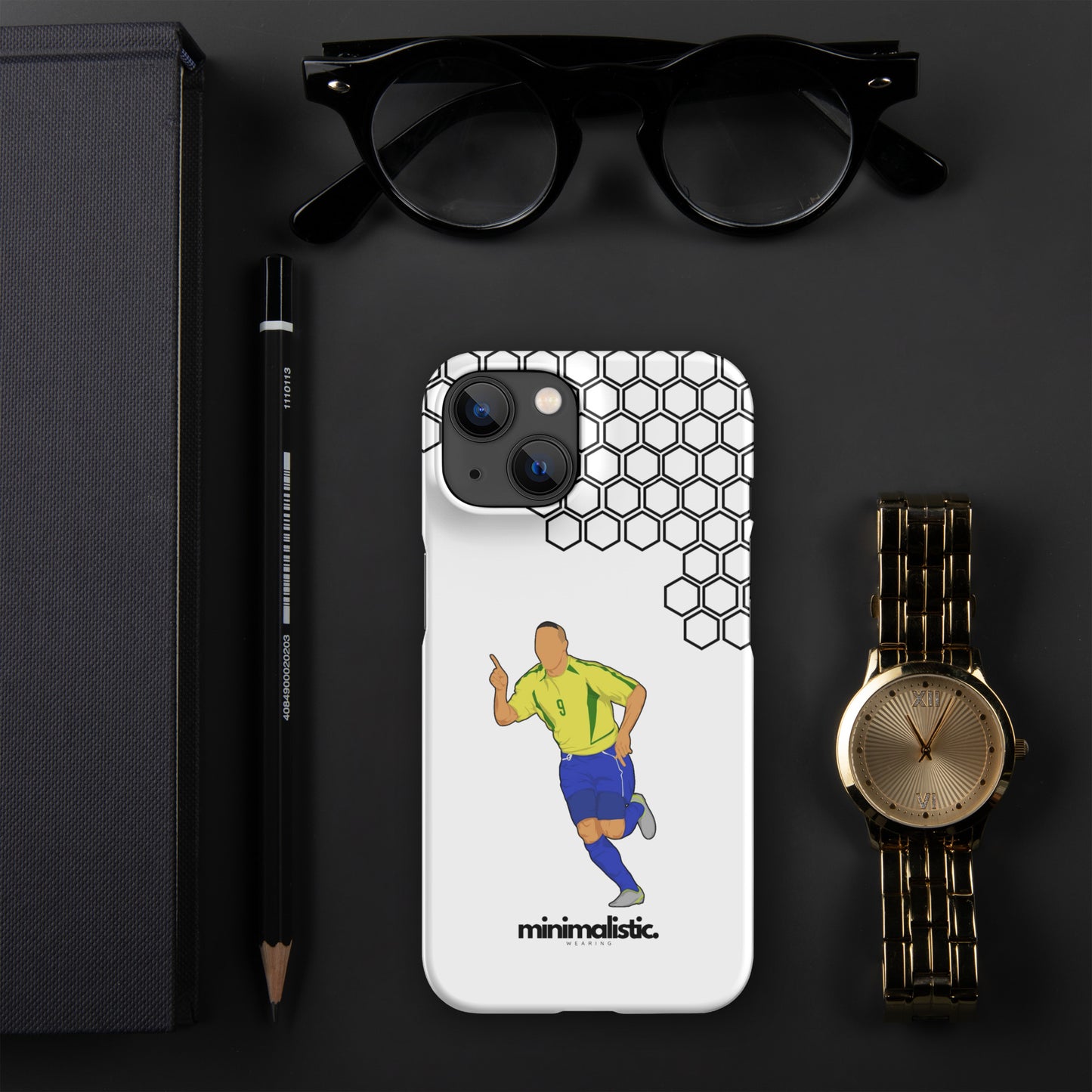 Minimalistic Wearing iPhone® Phone Case R9 Ronaldo