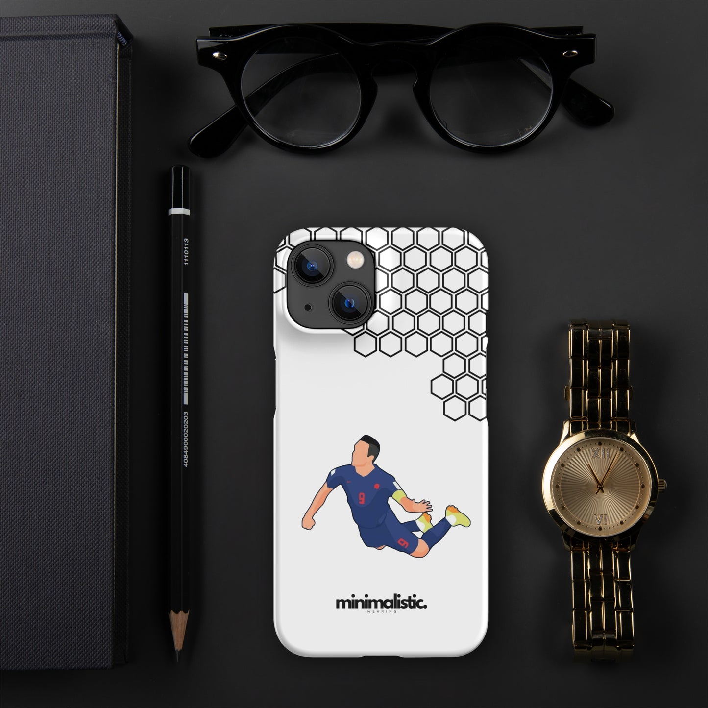 Minimalistic Wearing iPhone® Phone Case van Persie