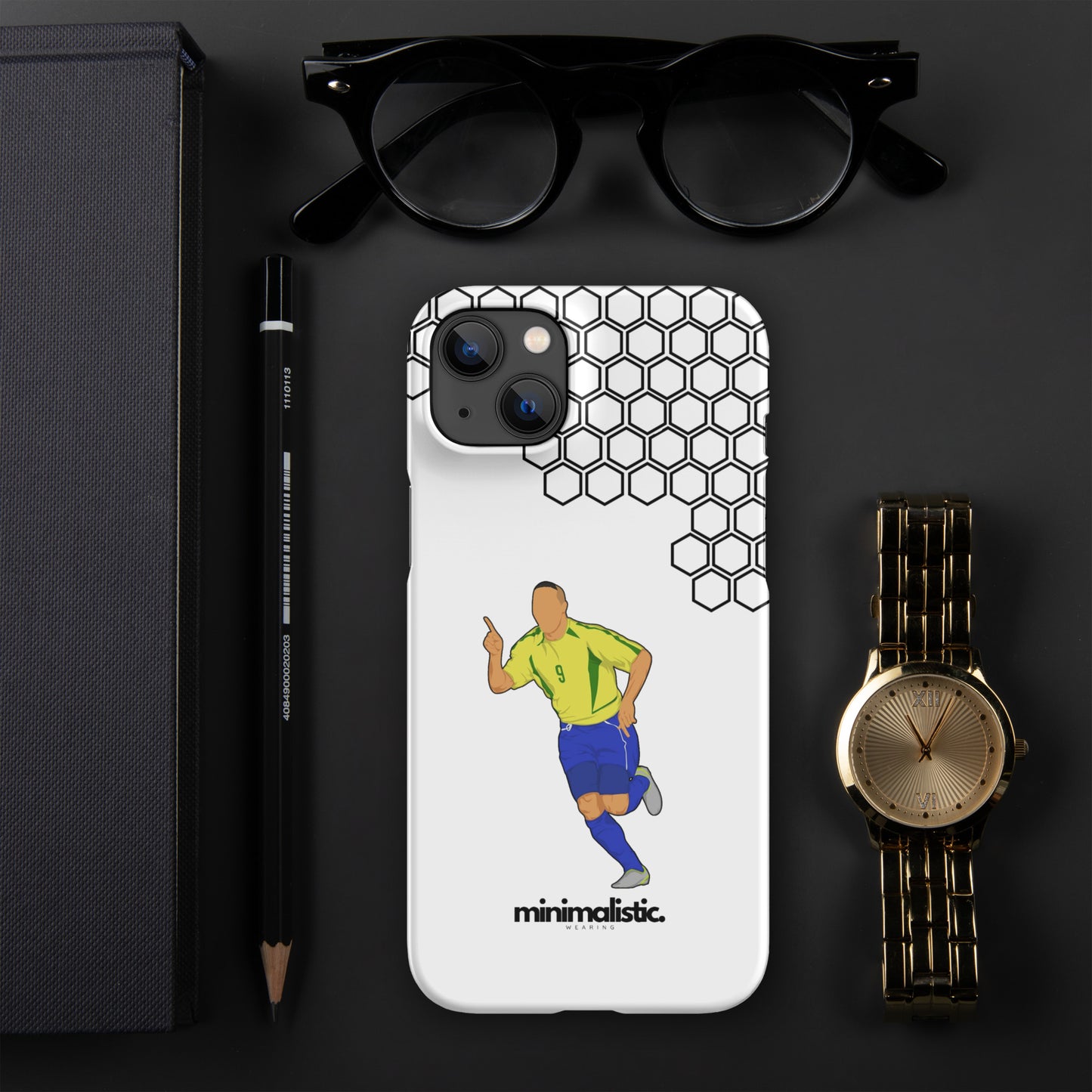 Minimalistic Wearing iPhone® Phone Case R9 Ronaldo