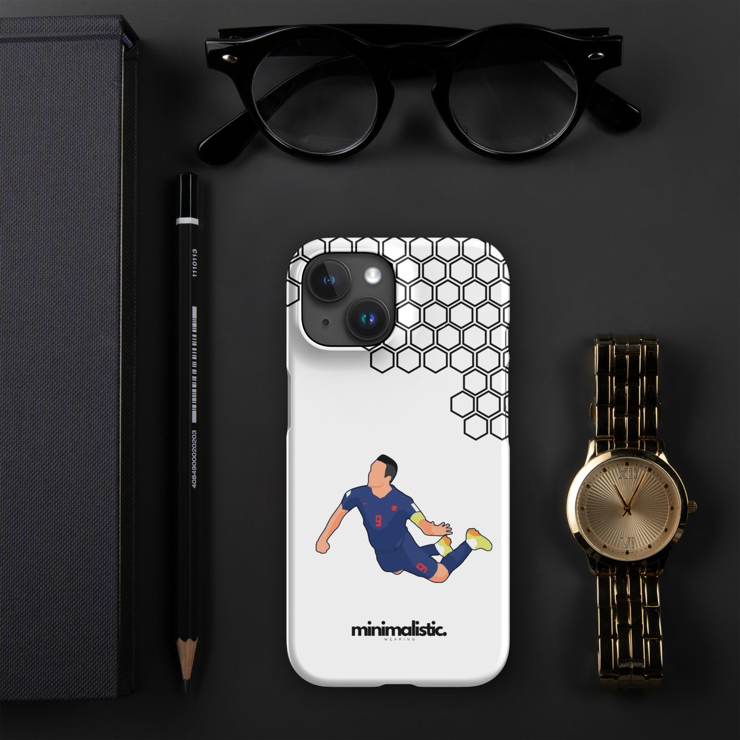 Minimalistic Wearing iPhone® Phone Case van Persie