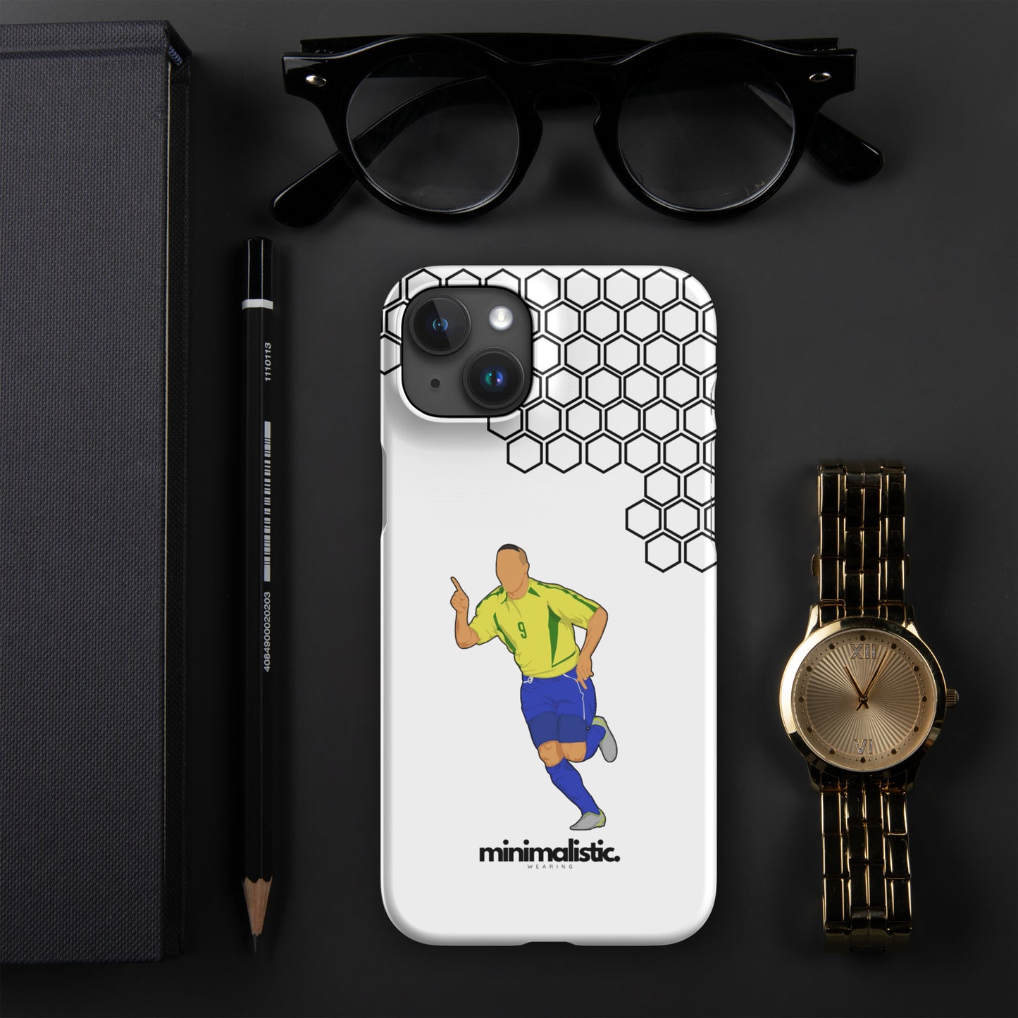 Minimalistic Wearing iPhone® Phone Case R9 Ronaldo