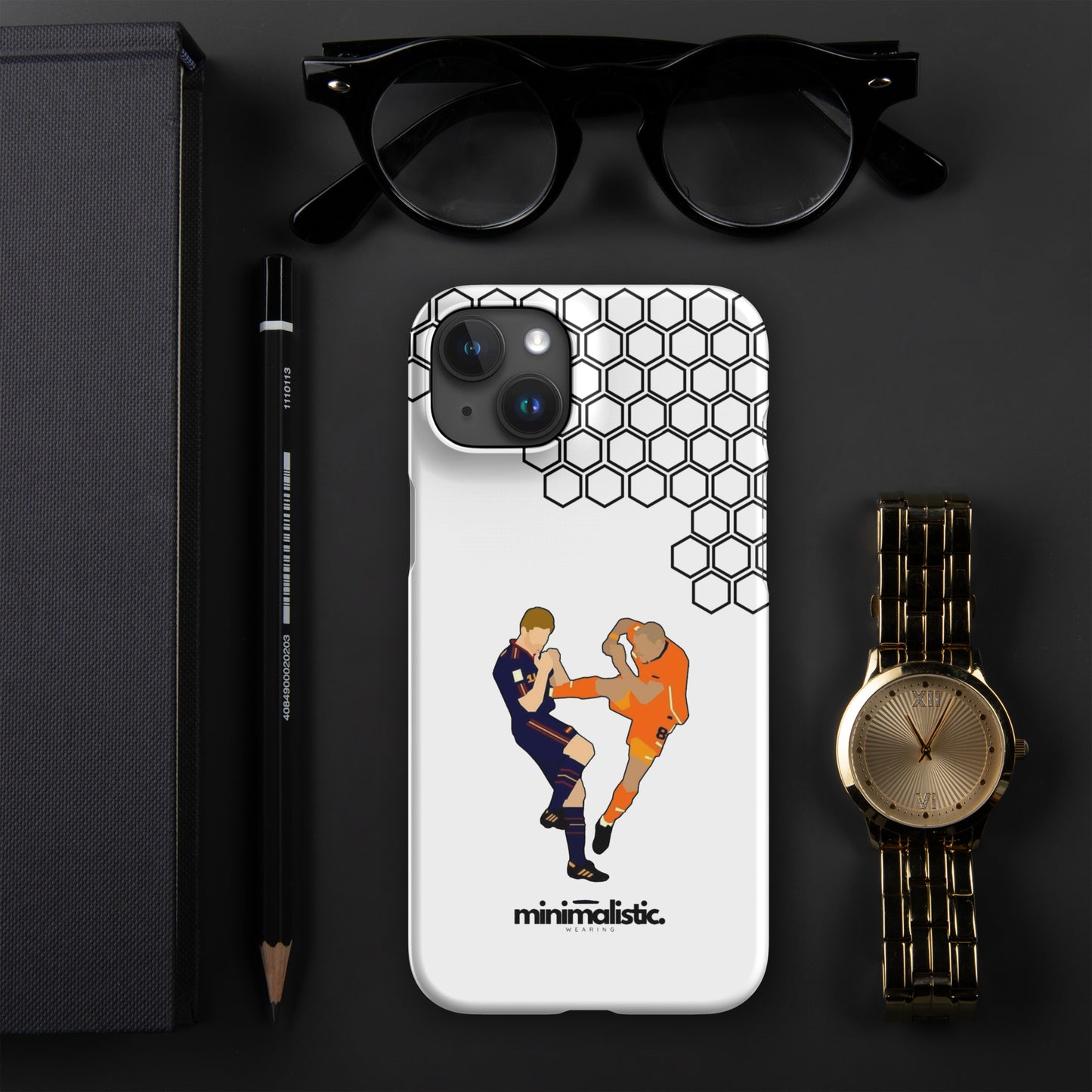 Minimalistic Wearing iPhone® Phone Case Nigel de Jong & Xabi Alonso