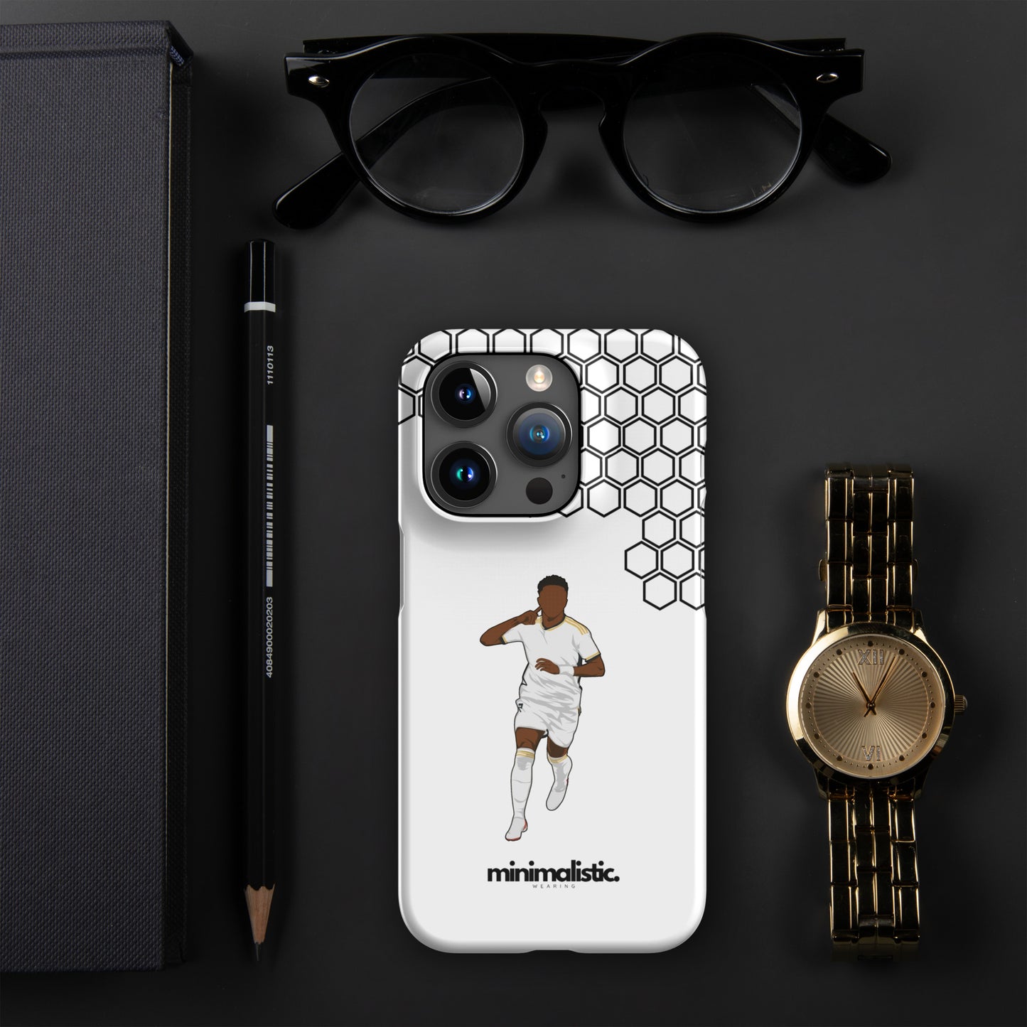 Minimalistic Wearing iPhone® Phone Case Vinicius Junior