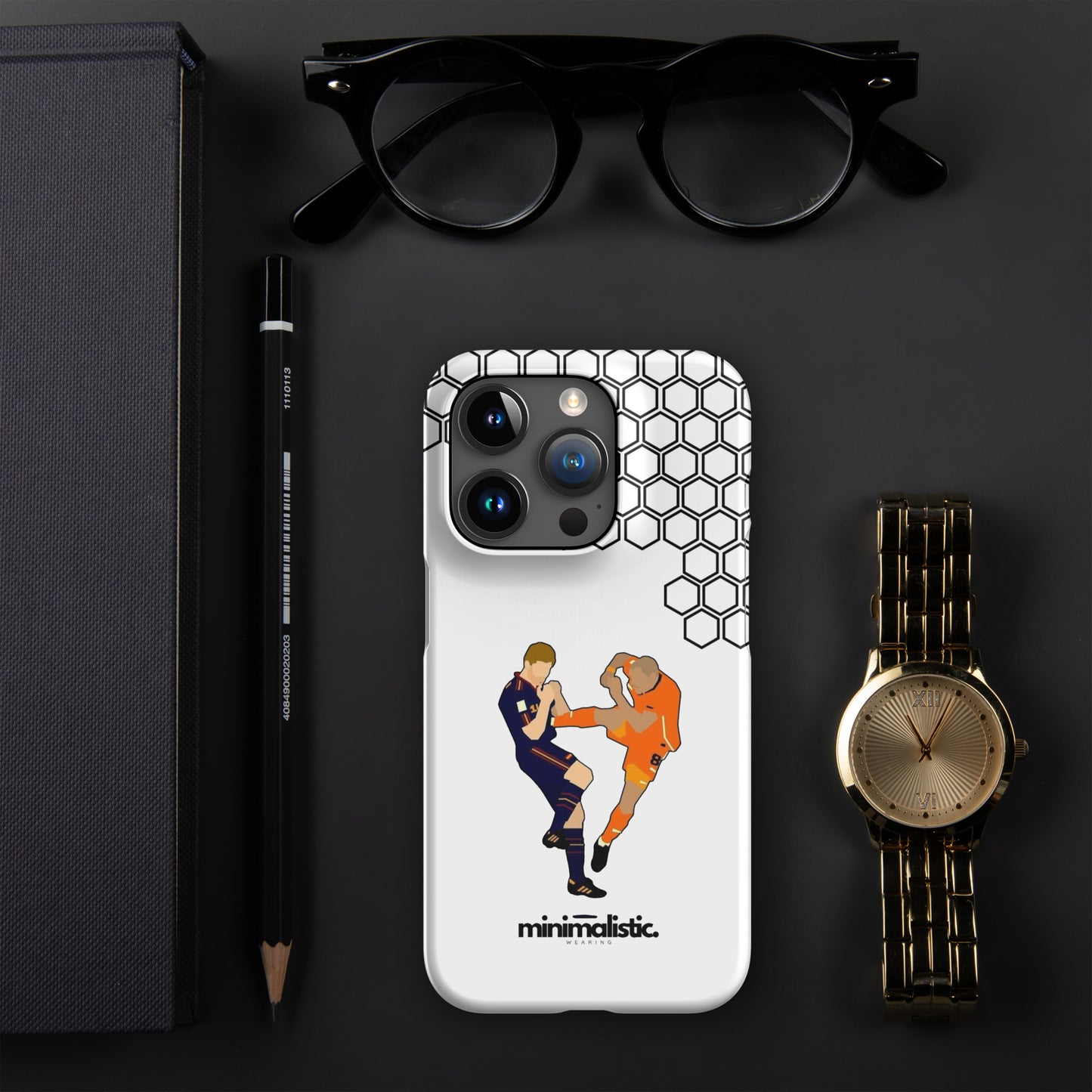 Minimalistic Wearing iPhone® Phone Case Nigel de Jong & Xabi Alonso