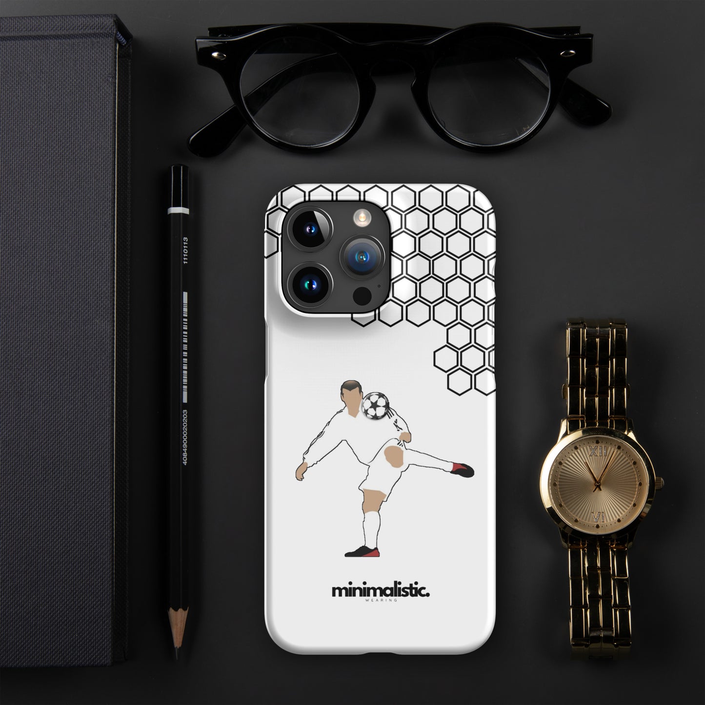 Minimalistic Wearing iPhone® Phone Case Zidane