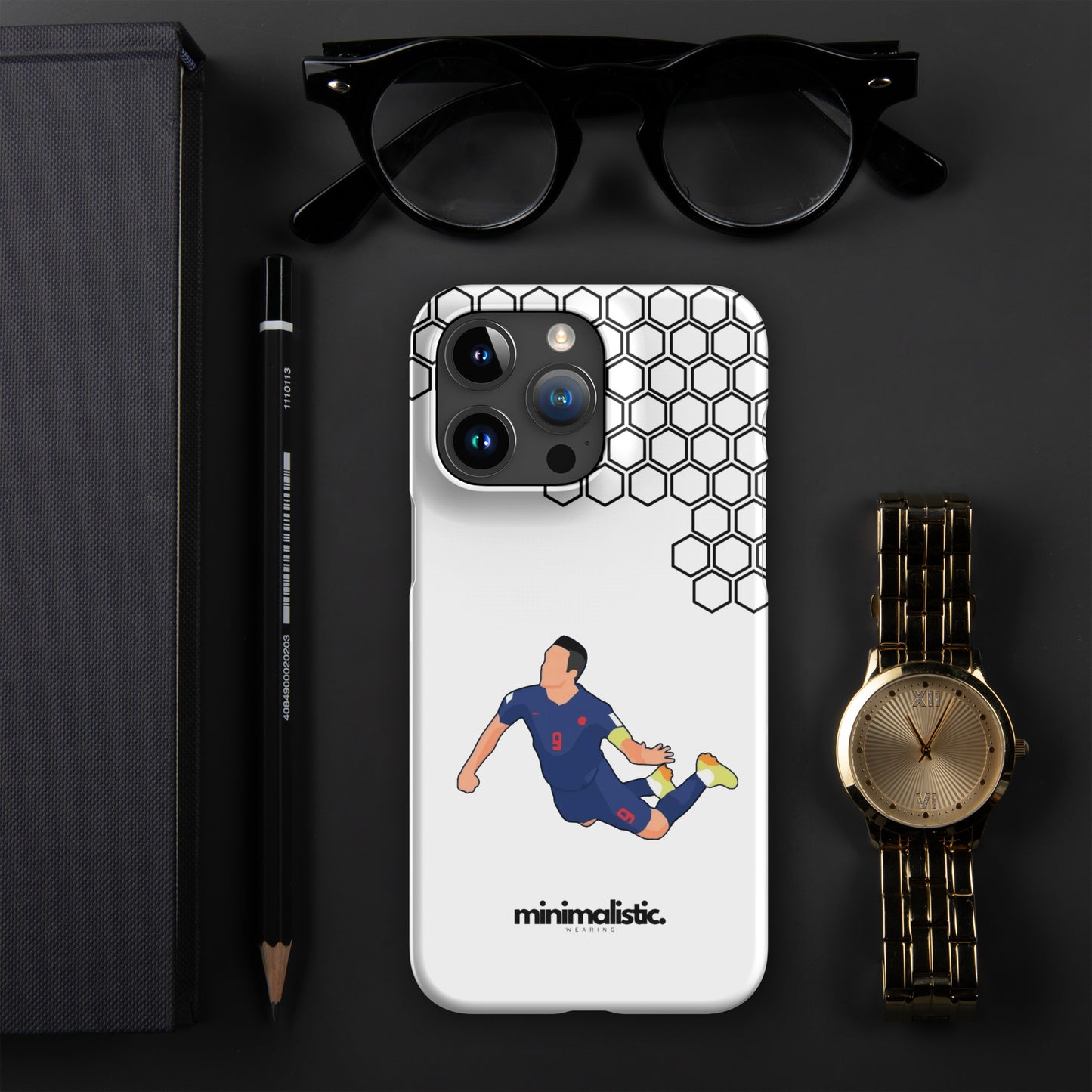 Minimalistic Wearing iPhone® Phone Case van Persie