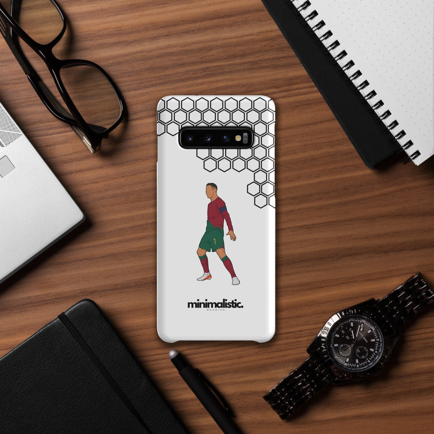 Minimalistic Wearing Samsung® Phone Case CR7 Ronaldo