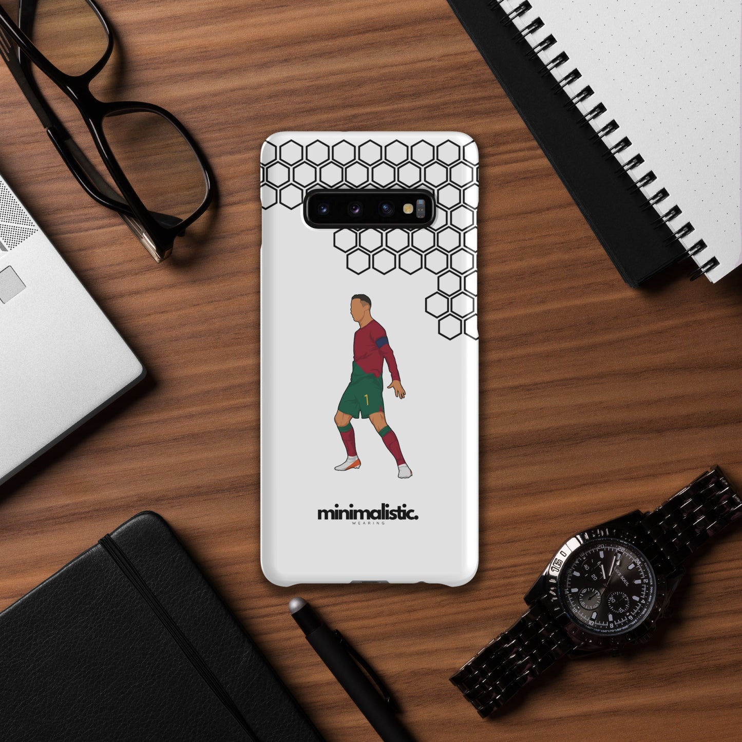 Minimalistic Wearing Samsung® Phone Case CR7 Ronaldo