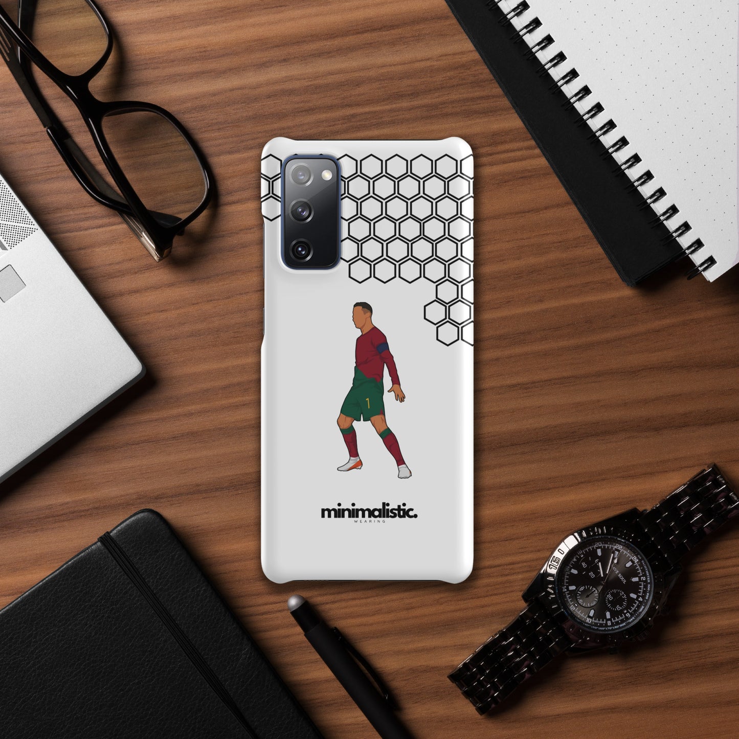 Minimalistic Wearing Samsung® Phone Case CR7 Ronaldo