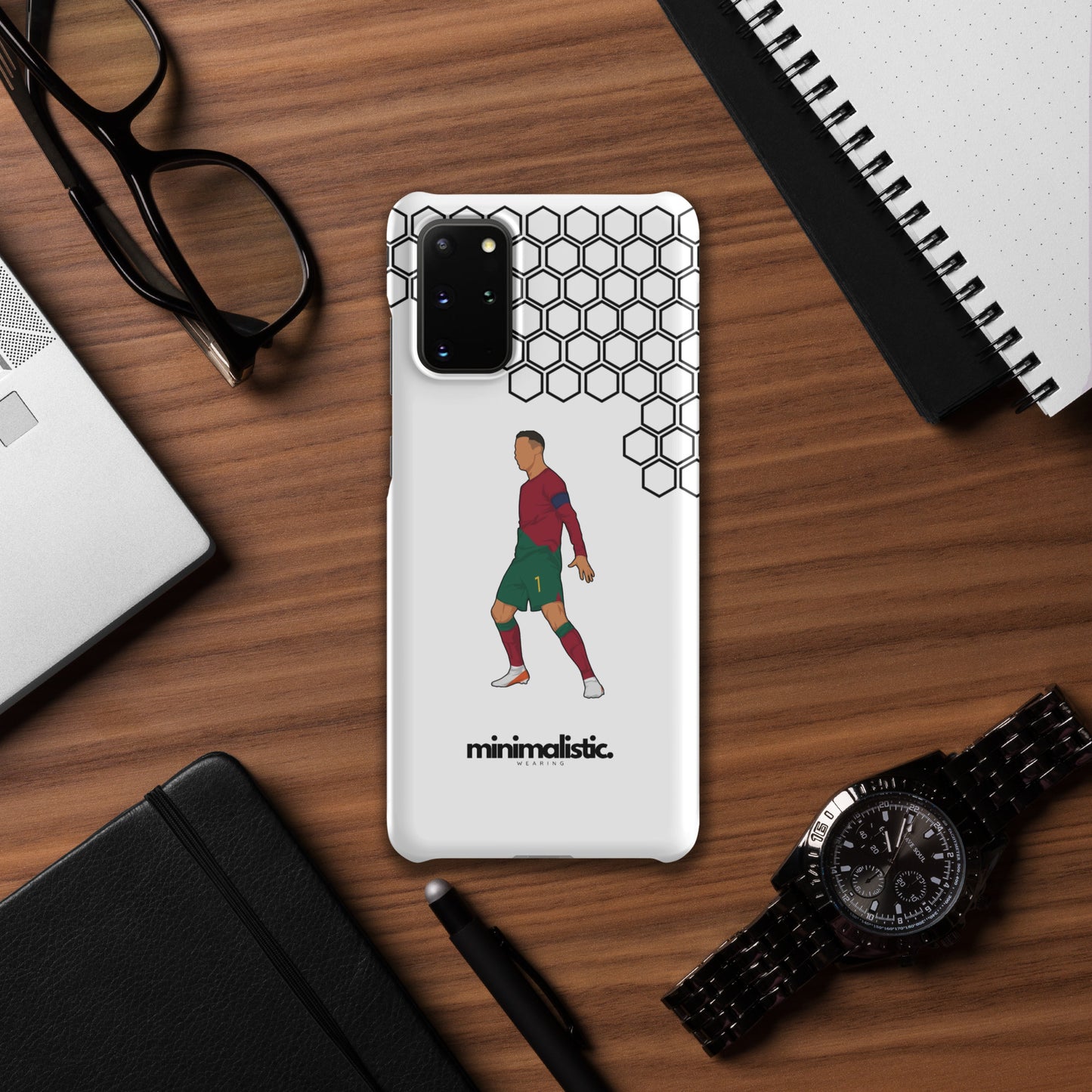 Minimalistic Wearing Samsung® Phone Case CR7 Ronaldo