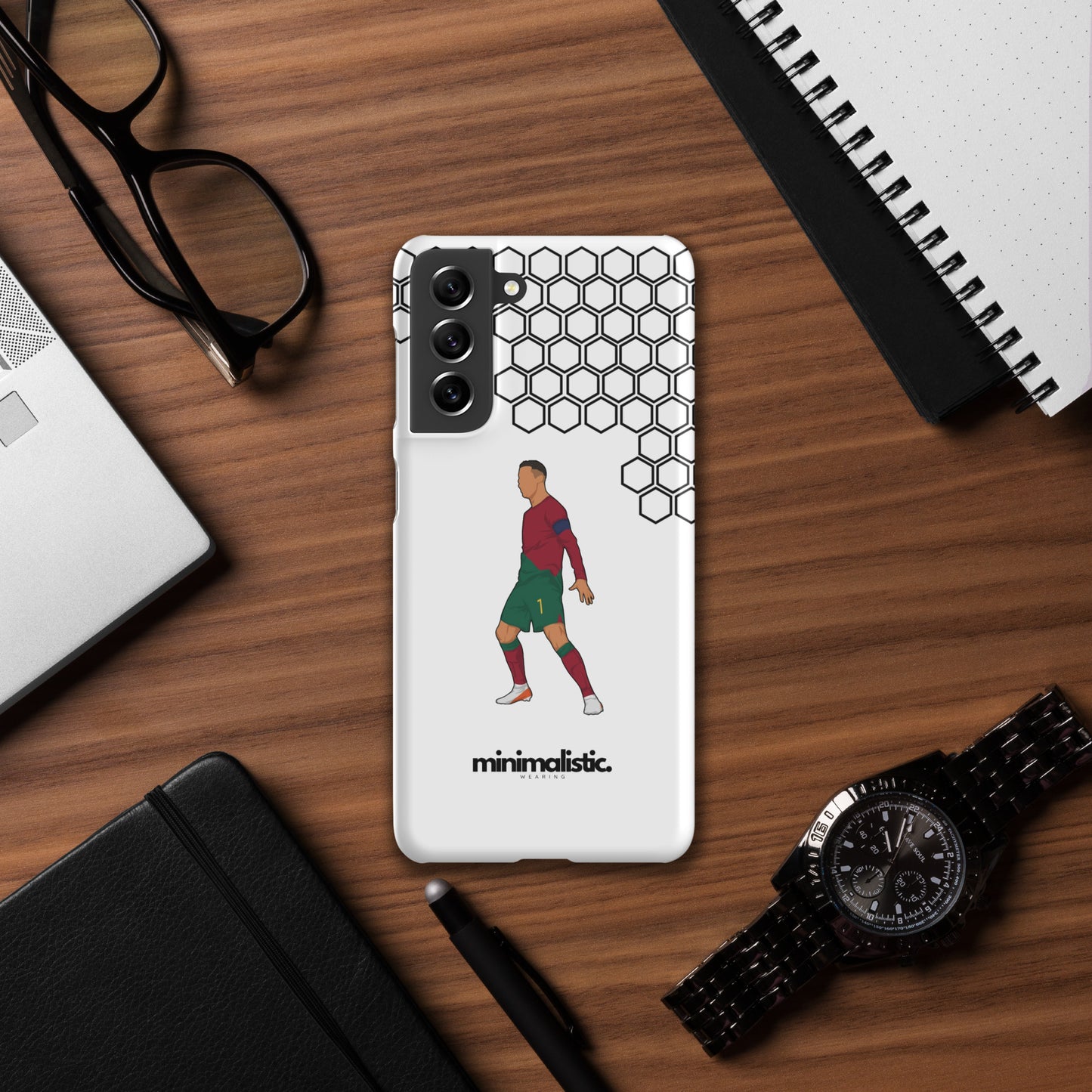 Minimalistic Wearing Samsung® Phone Case CR7 Ronaldo