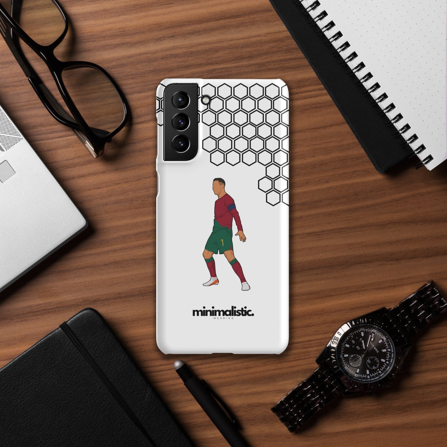 Minimalistic Wearing Samsung® Phone Case CR7 Ronaldo