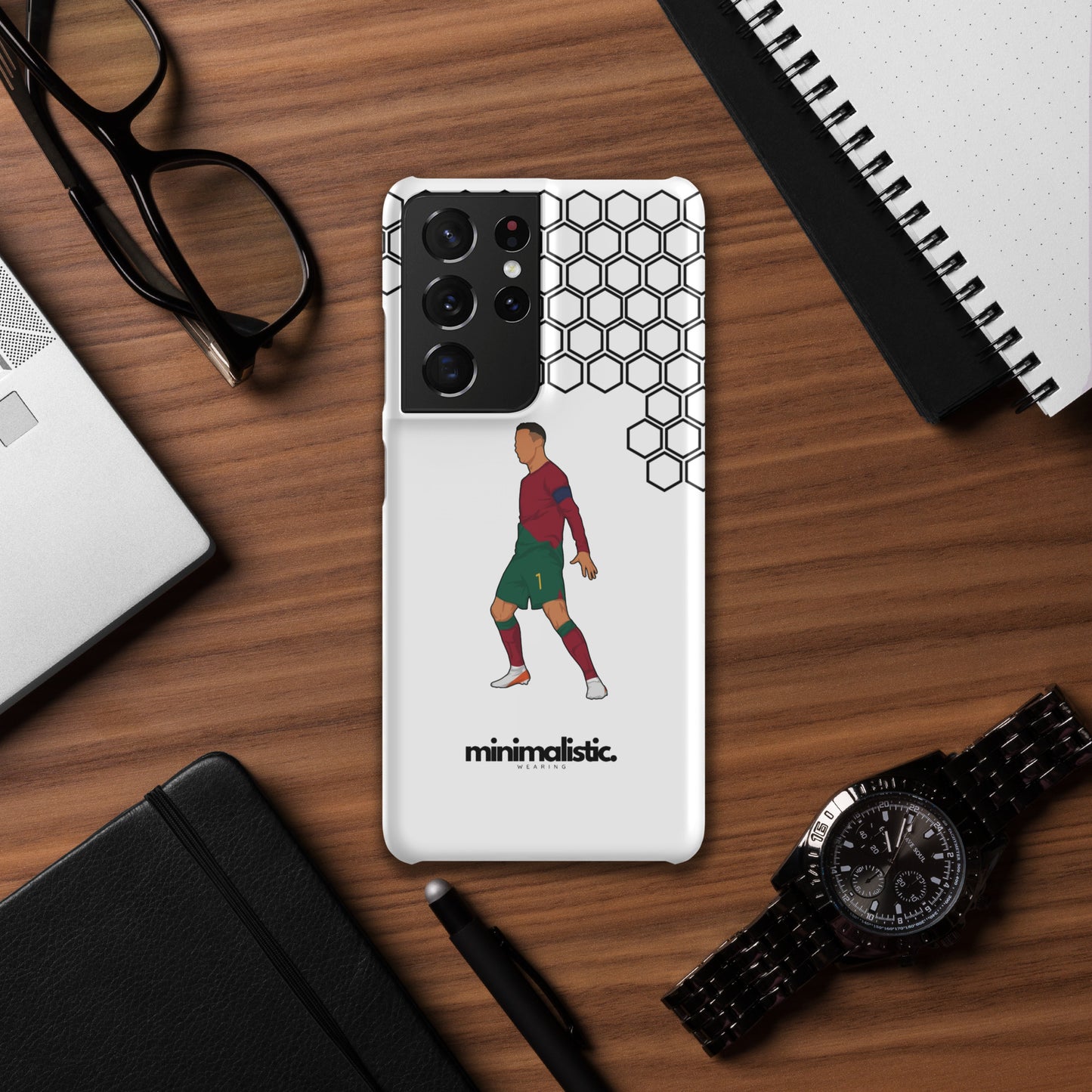 Minimalistic Wearing Samsung® Phone Case CR7 Ronaldo