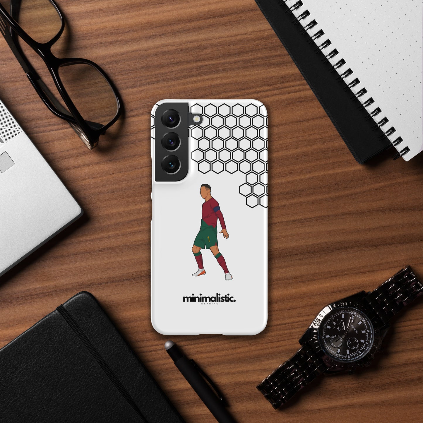 Minimalistic Wearing Samsung® Phone Case CR7 Ronaldo