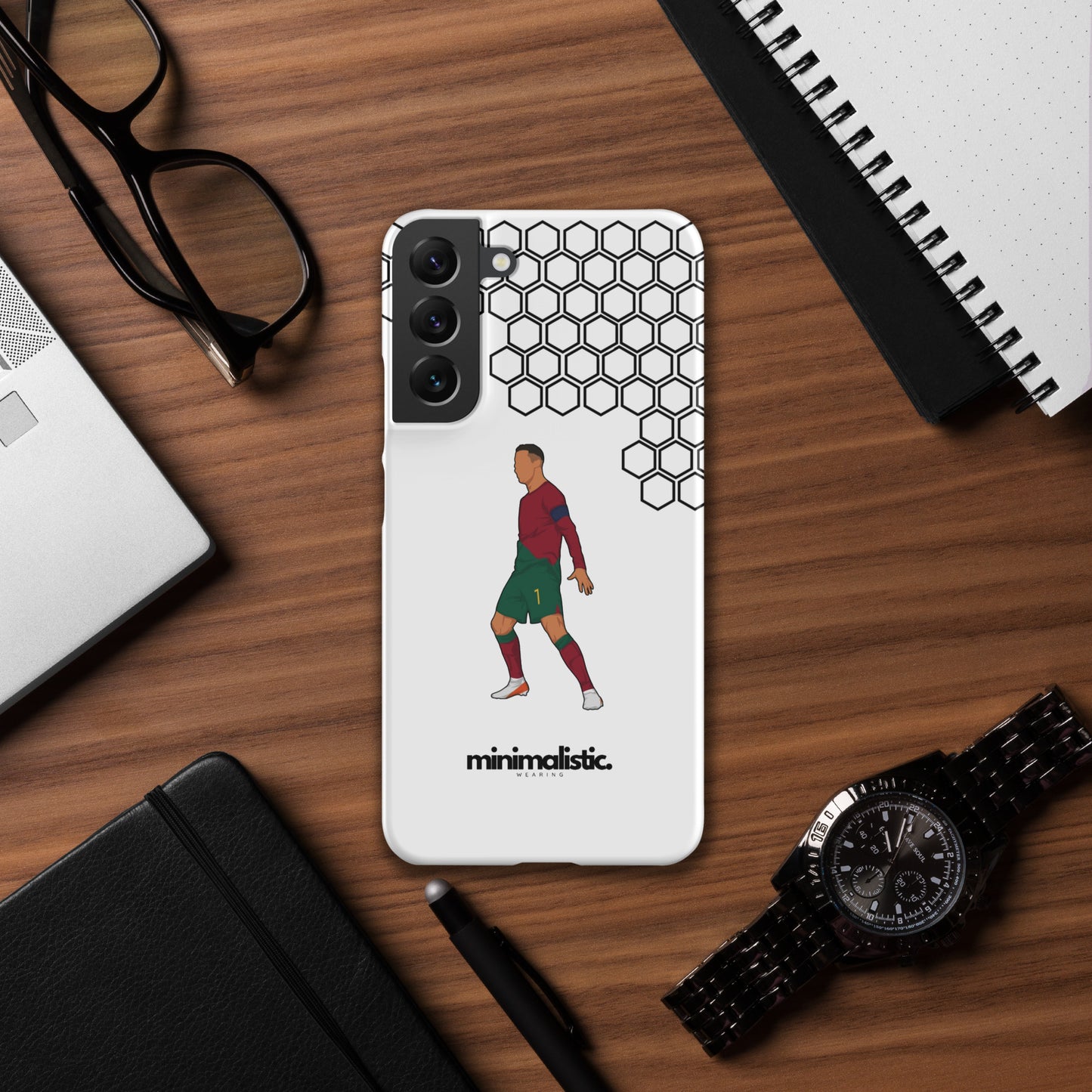 Minimalistic Wearing Samsung® Phone Case CR7 Ronaldo