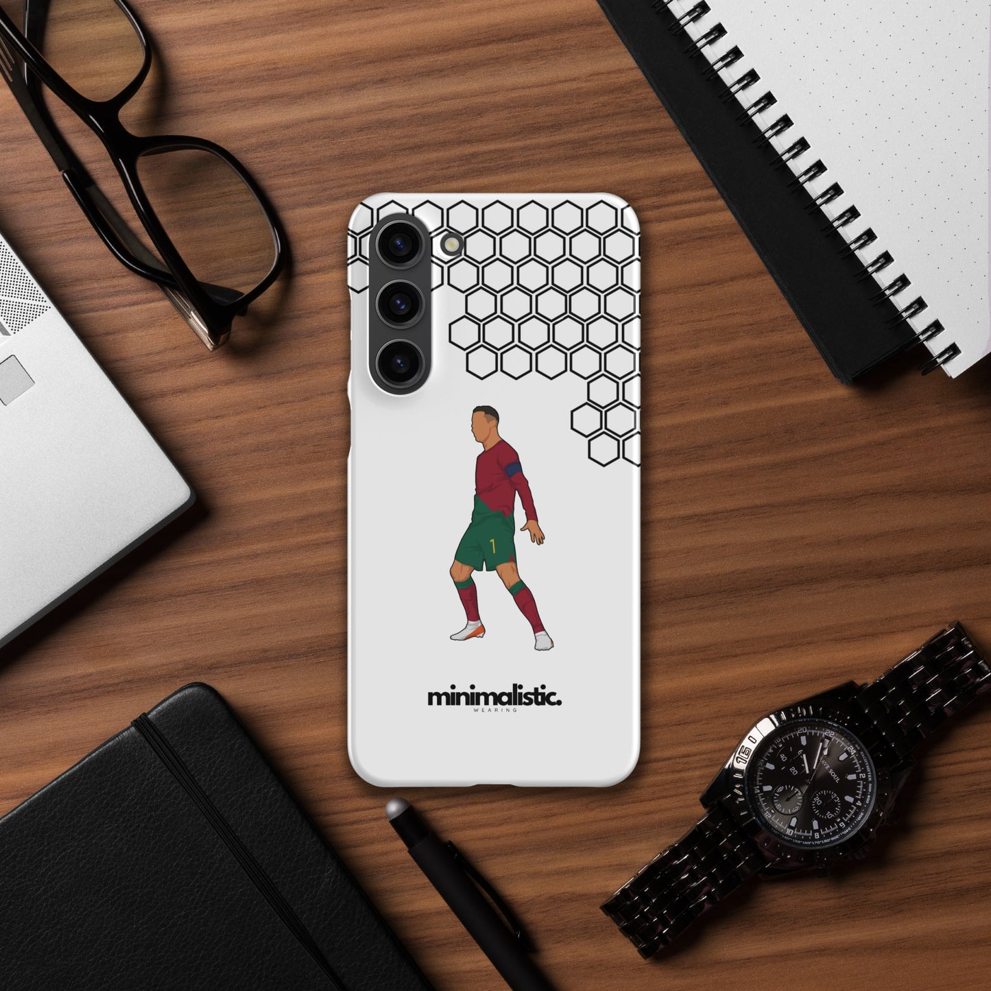 Minimalistic Wearing Samsung® Phone Case CR7 Ronaldo