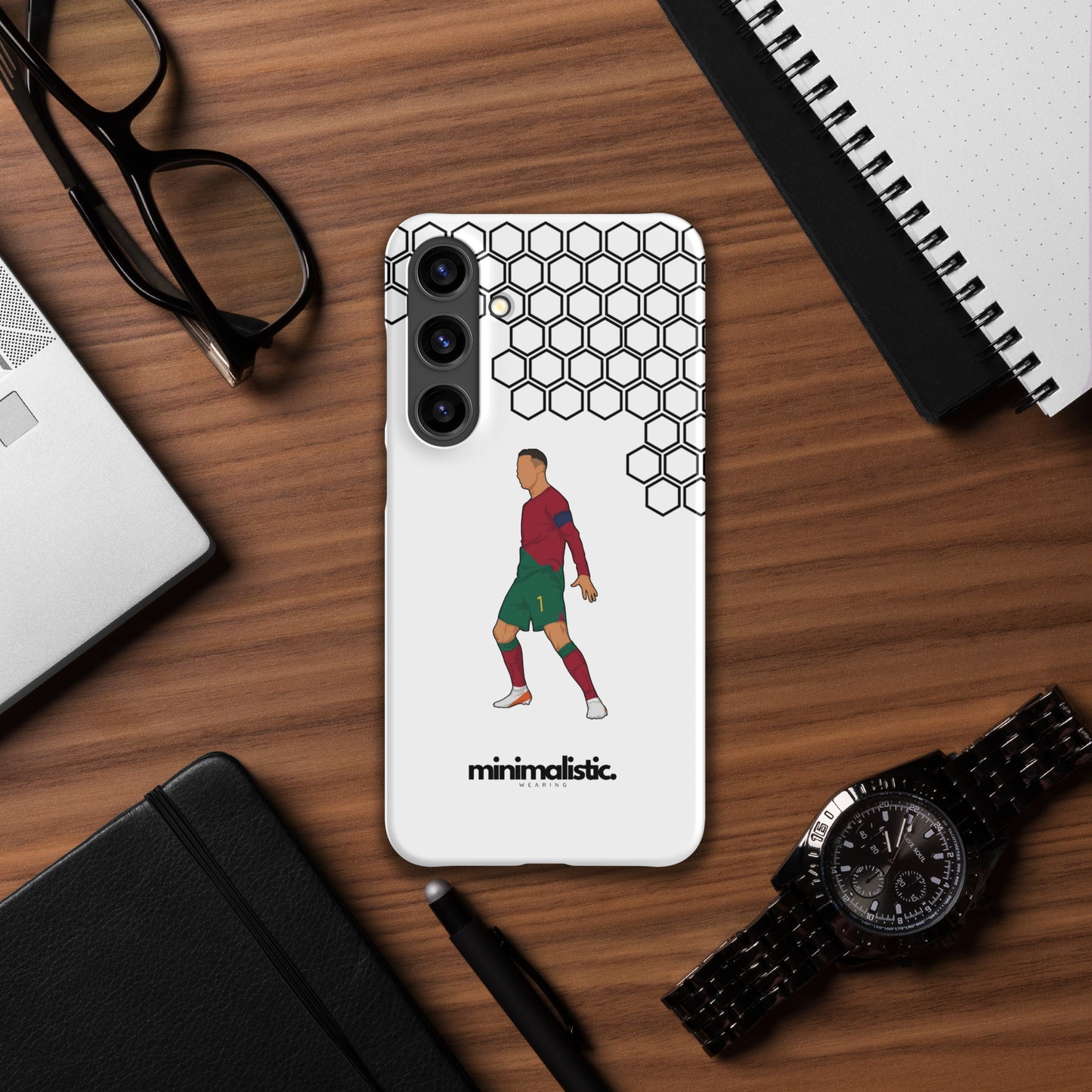 Minimalistic Wearing Samsung® Phone Case CR7 Ronaldo