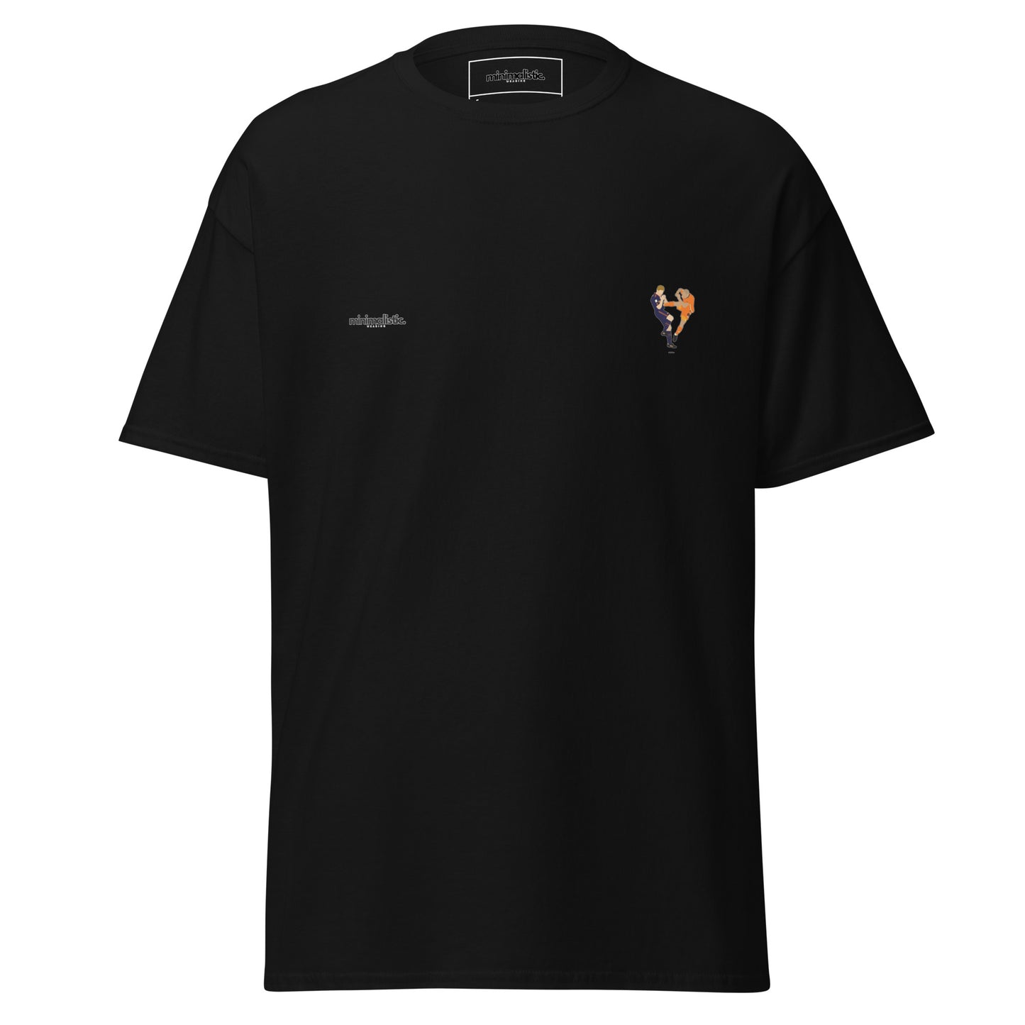 Minimalistic Wearing T-Shirt With A Famous Situation Between The Netherlands Against Spain