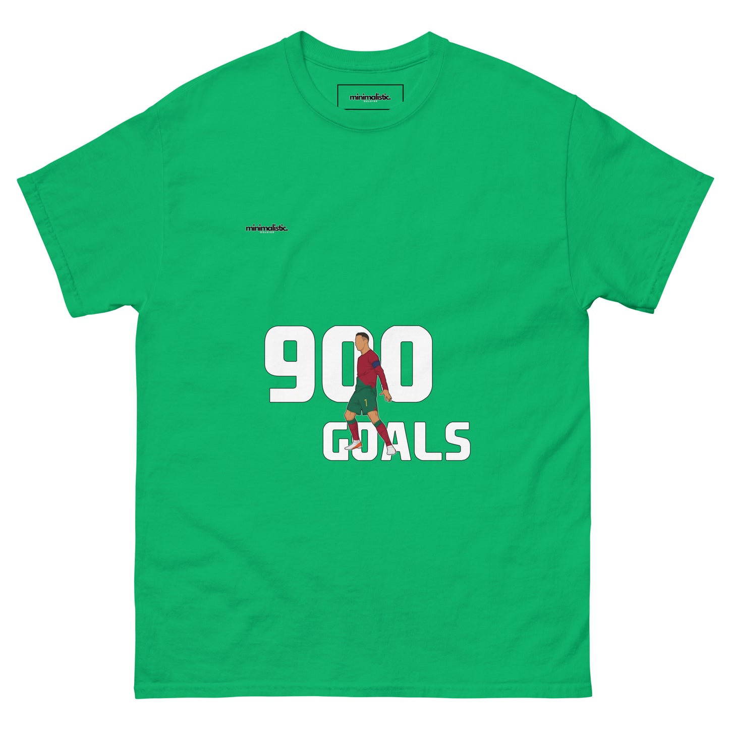 Minimalistic Wearing T-Shirt CR7 Ronaldo 900 Goals