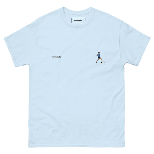 Minimalistic Wearing T-Shirt With The Argentina Legend