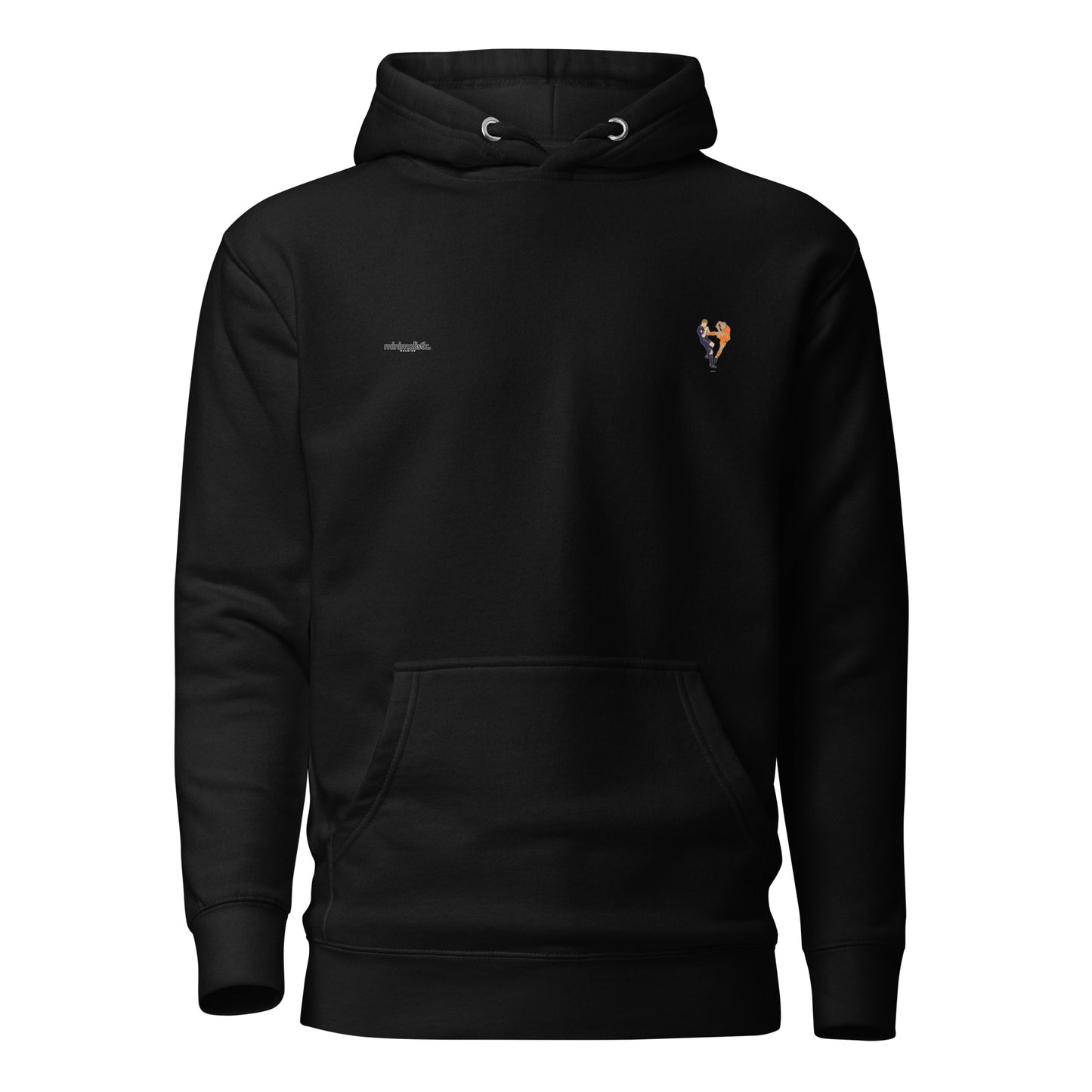 Minimalistic Wearing Hoodie With A Famous Situation Between The Netherlands Against Spain